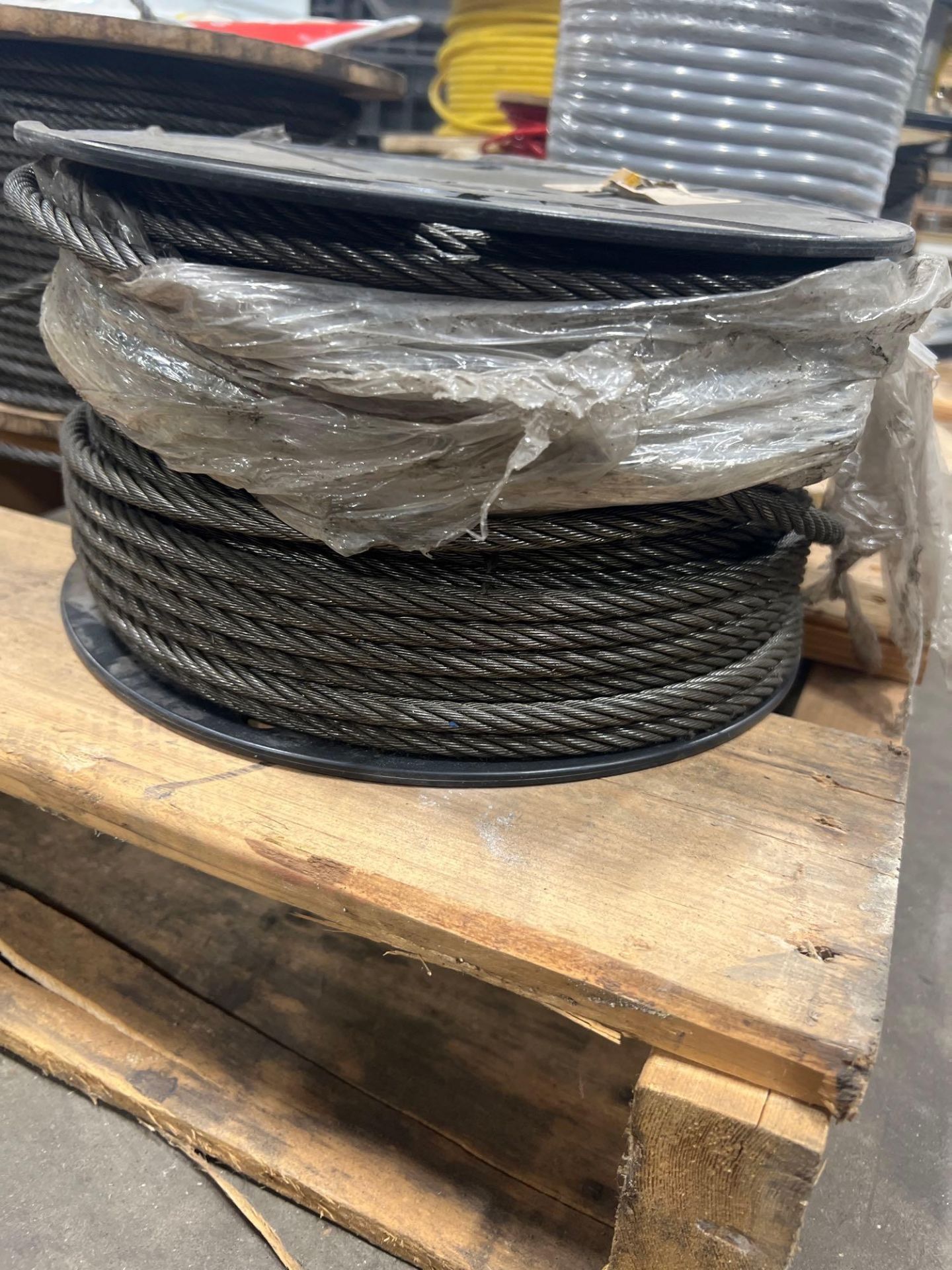 pallet of cable spools - Image 8 of 9
