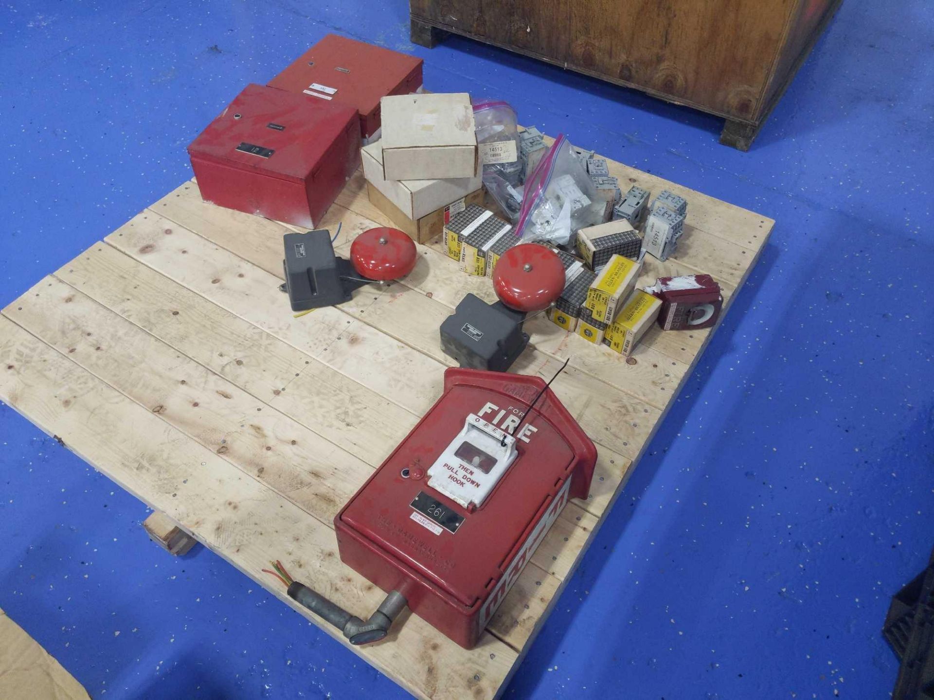 Pallet of Gamewell Alarm Bells and Various Parts - Image 4 of 19