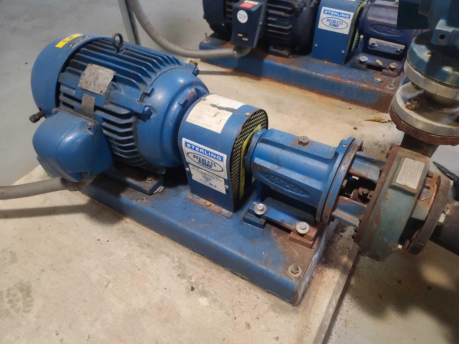 Sterling Peerless Centrifugal Pump with US Electrical 30 HP Motor - Image 2 of 7