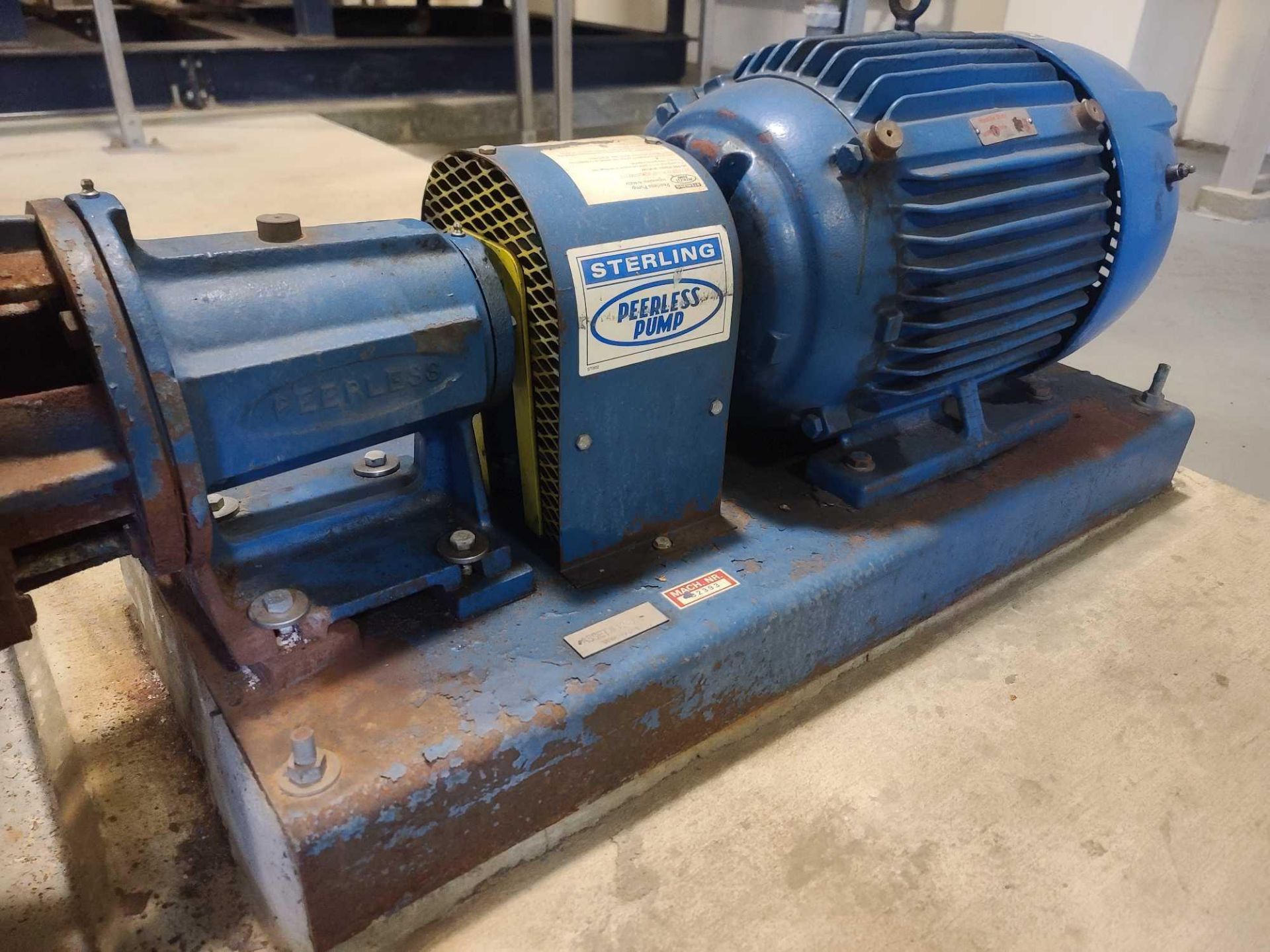 Sterling Peerless Centrifugal Pump with US Electrical 30 HP Motor - Image 4 of 7