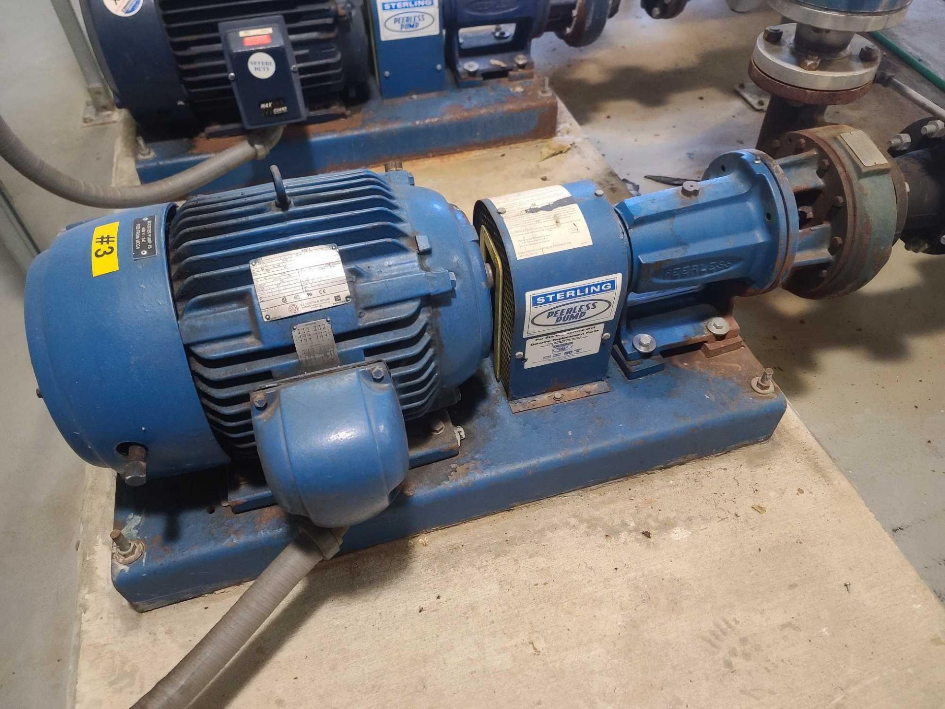 Sterling Peerless Centrifugal Pump with US Electrical 30 HP Motor