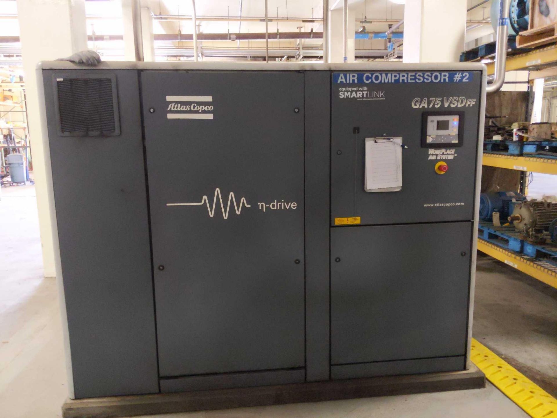 Atlas Copco 100HP Air Compressor with Smart link - Image 2 of 9