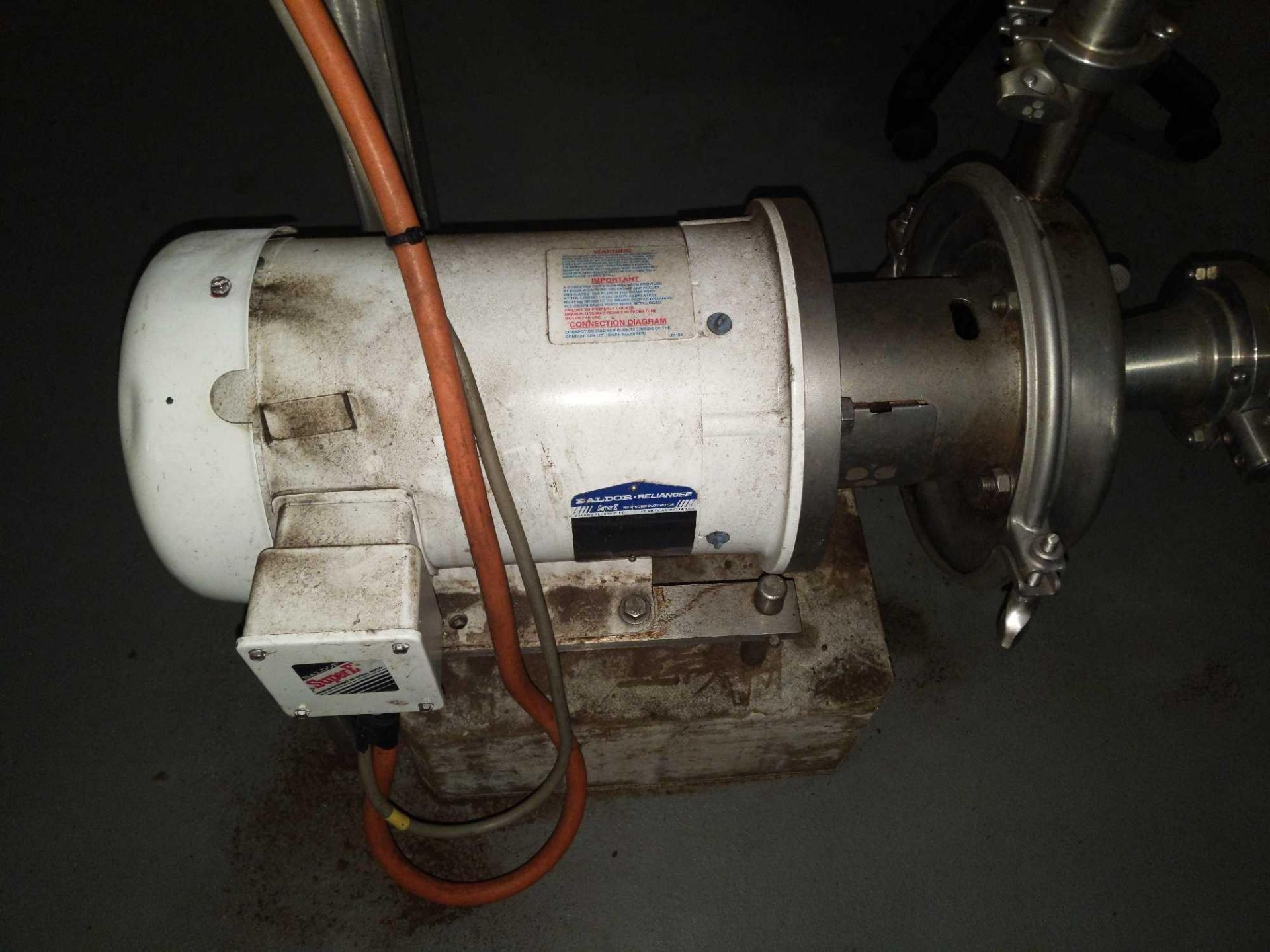 Baldor Reliance 5 Hp Washdown Duty Pump