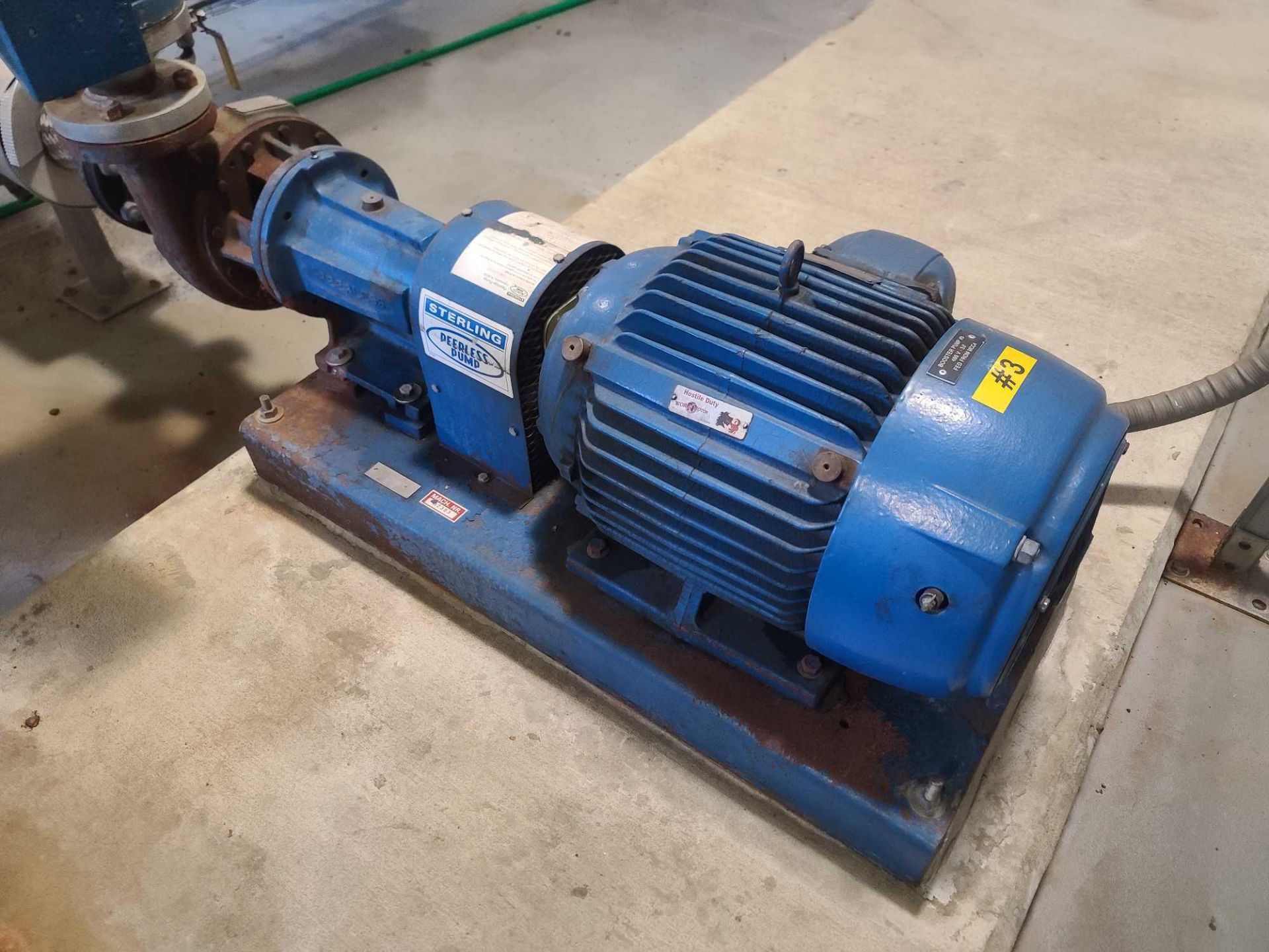 Sterling Peerless Centrifugal Pump with US Electrical 30 HP Motor - Image 3 of 7