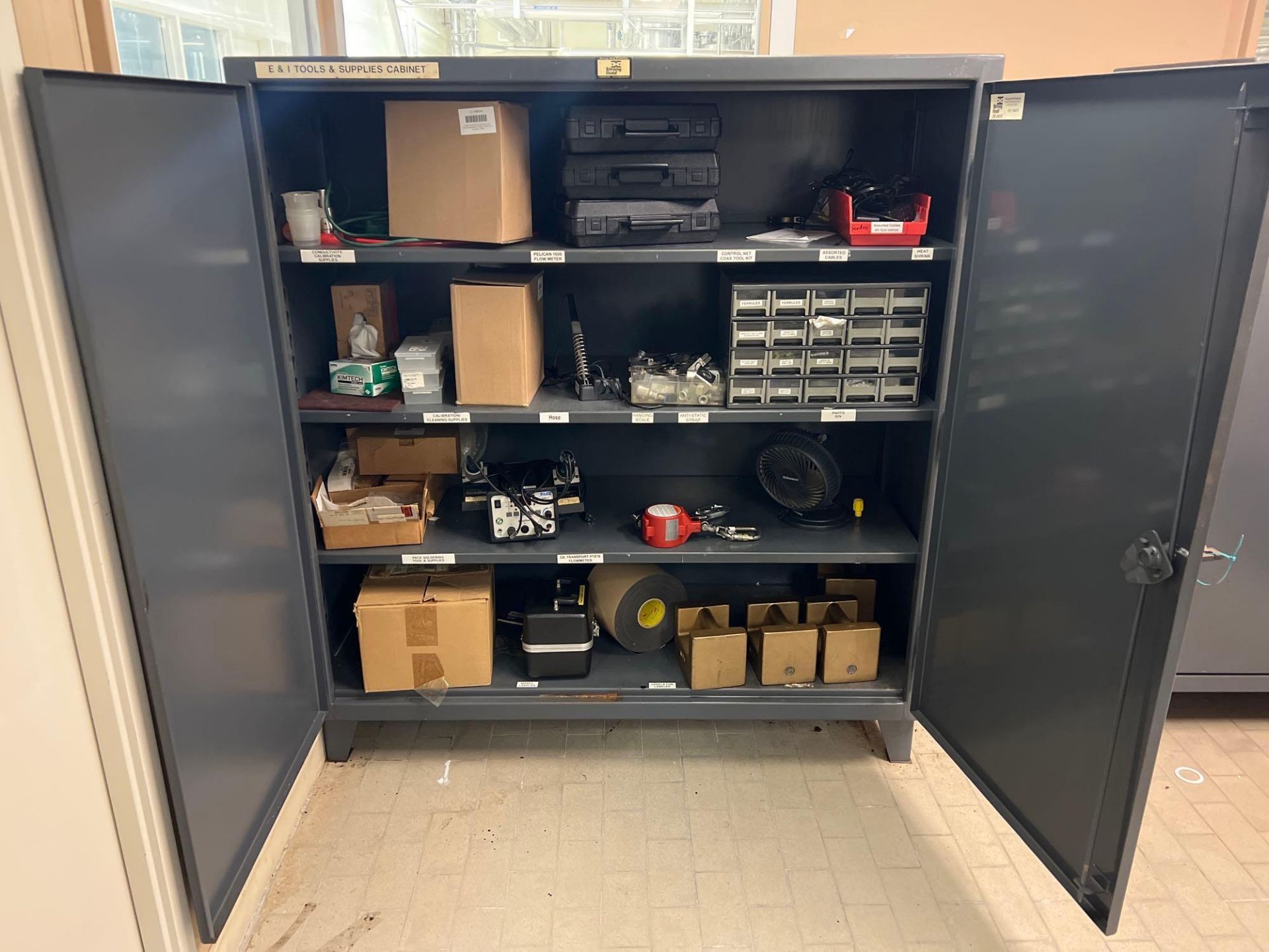 Stronghold Heavy Duty Cabinet with Contents