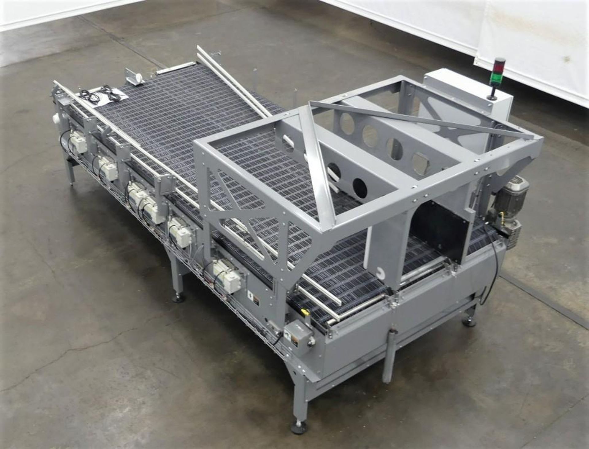 Intralox 12.5' L Activated Roller Belt Laning Conveyor - Image 4 of 22