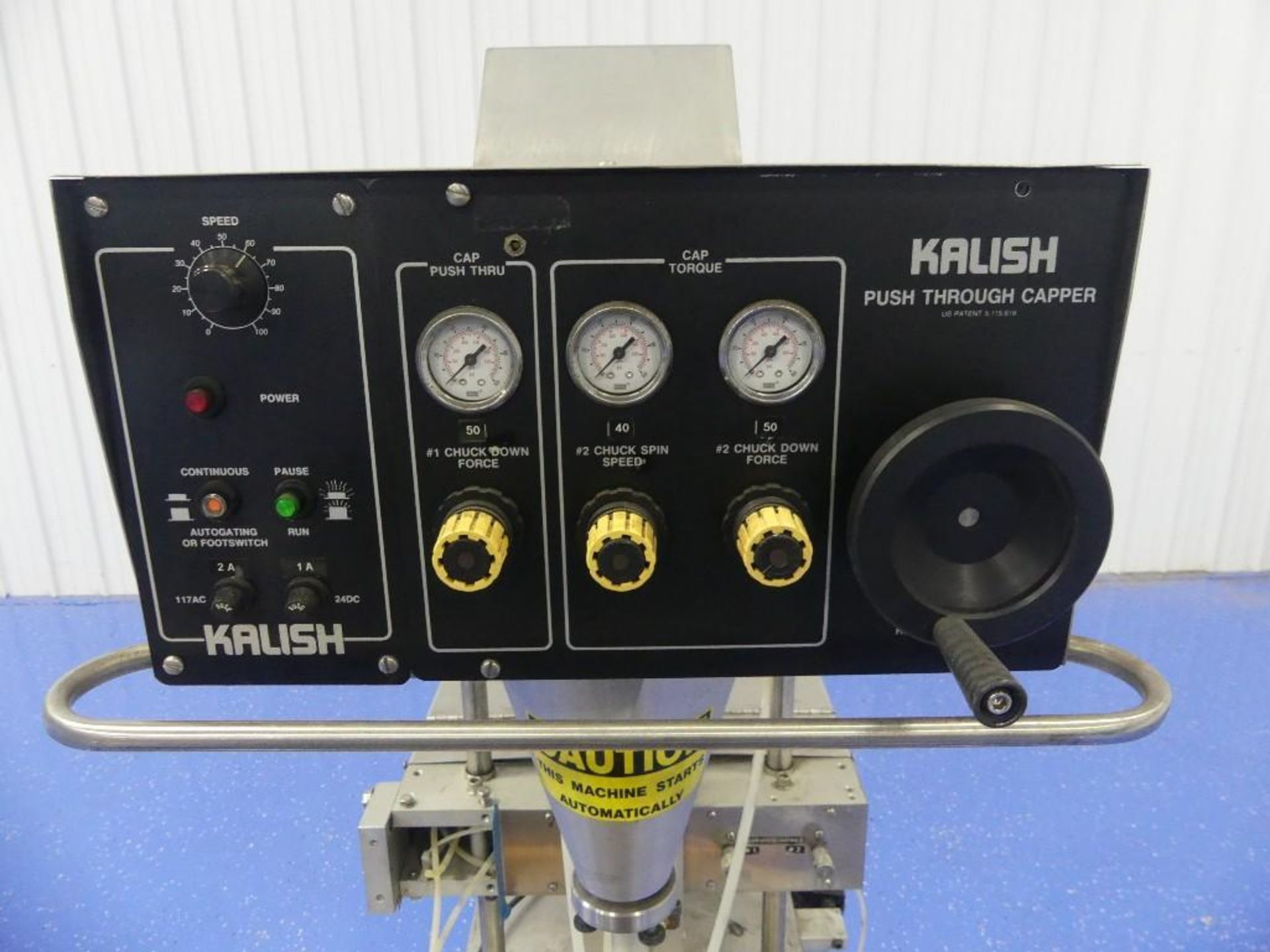 Kalish 5130 Push Through Single Chuck Capper - Image 8 of 10