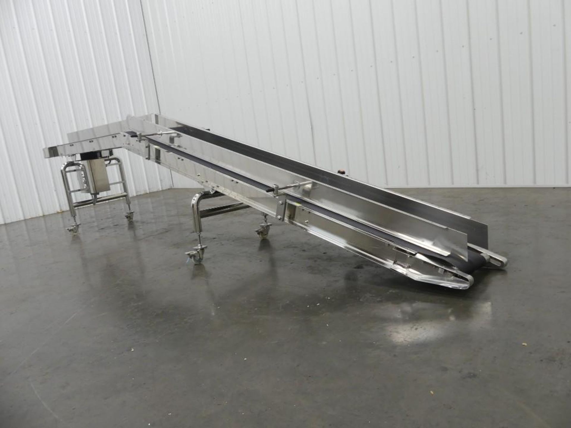 Belt Incline Conveyor 10" Wide x 175" Long