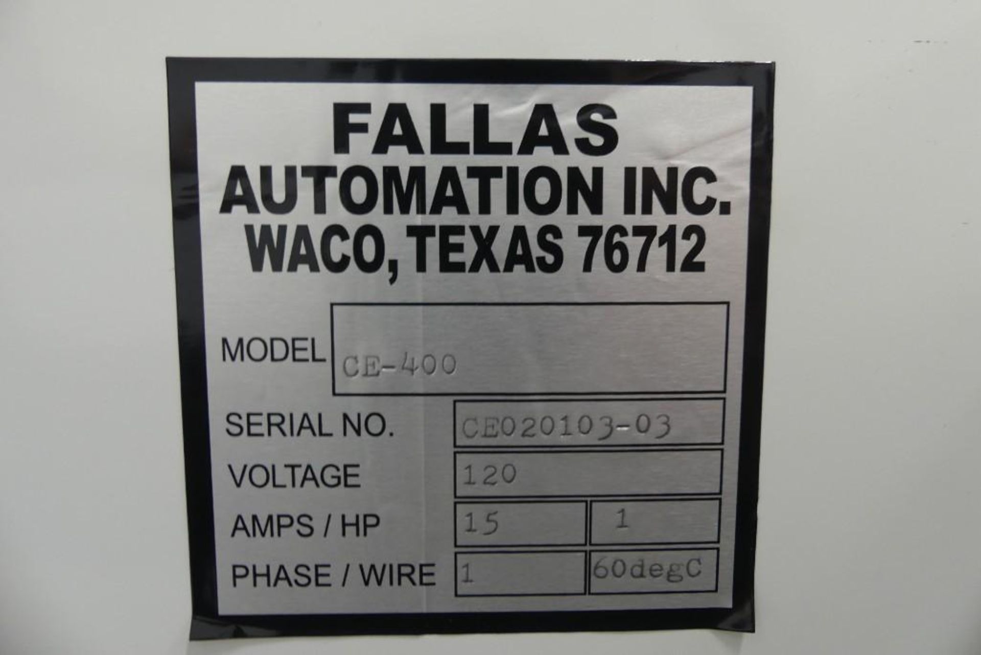 Fallas CE 400 Case Erector - Image 29 of 31