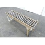 Gravity Roller Conveyor 70" Long x 15" Wide