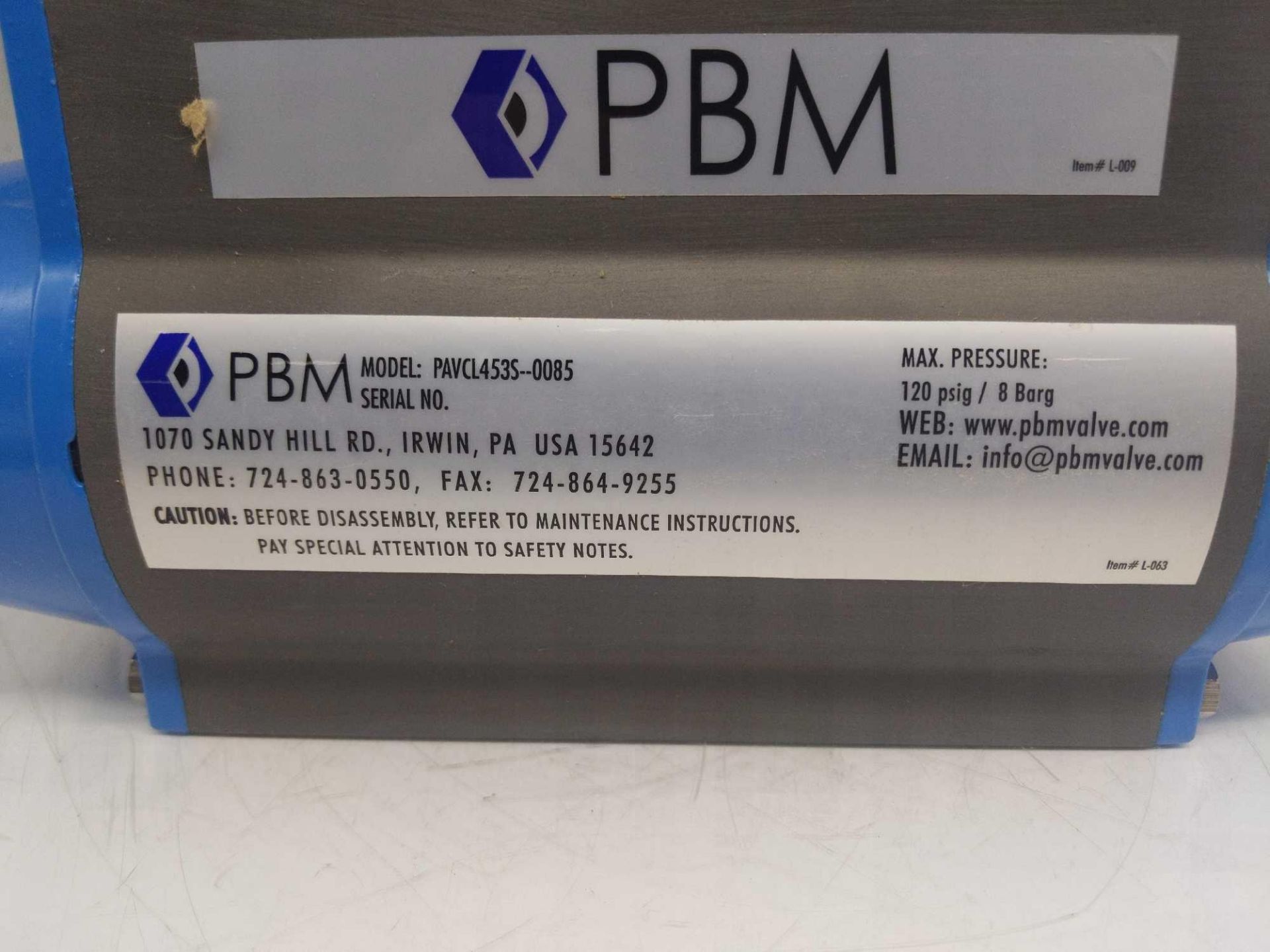 (2) PBM Actuator - Image 5 of 19