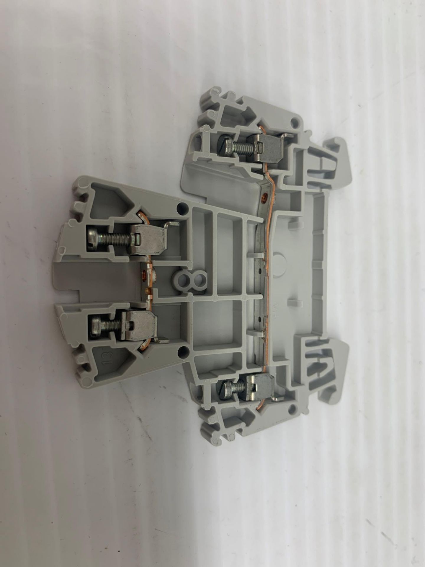 (35) Allen Bradley Double Feedthrough Circuit Block - Image 2 of 3