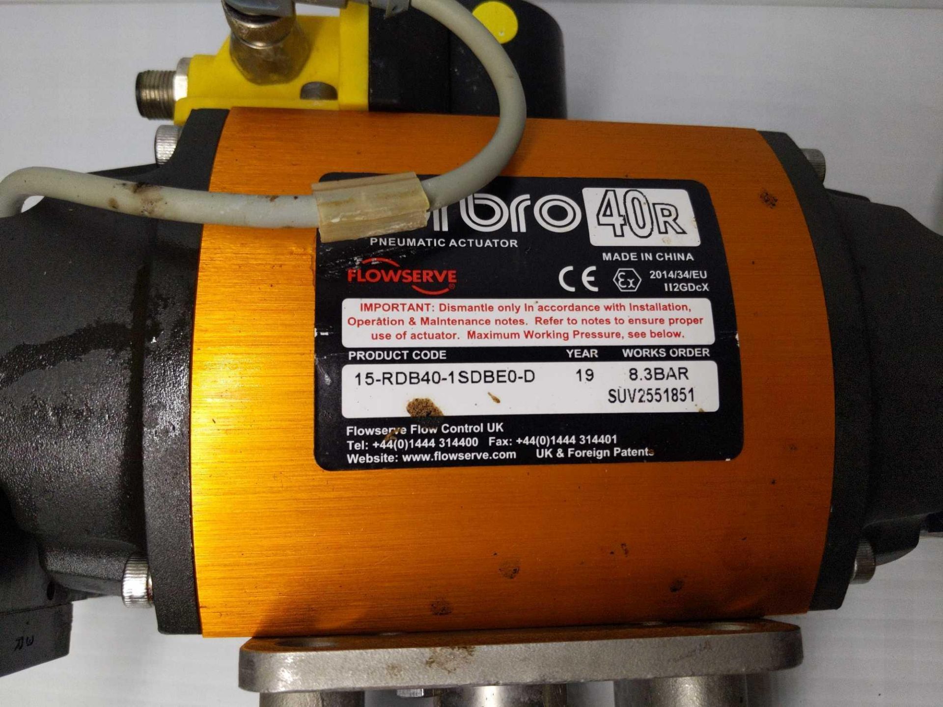 (5) Used Norbro Pneumatic Actuator 40R - Image 3 of 5