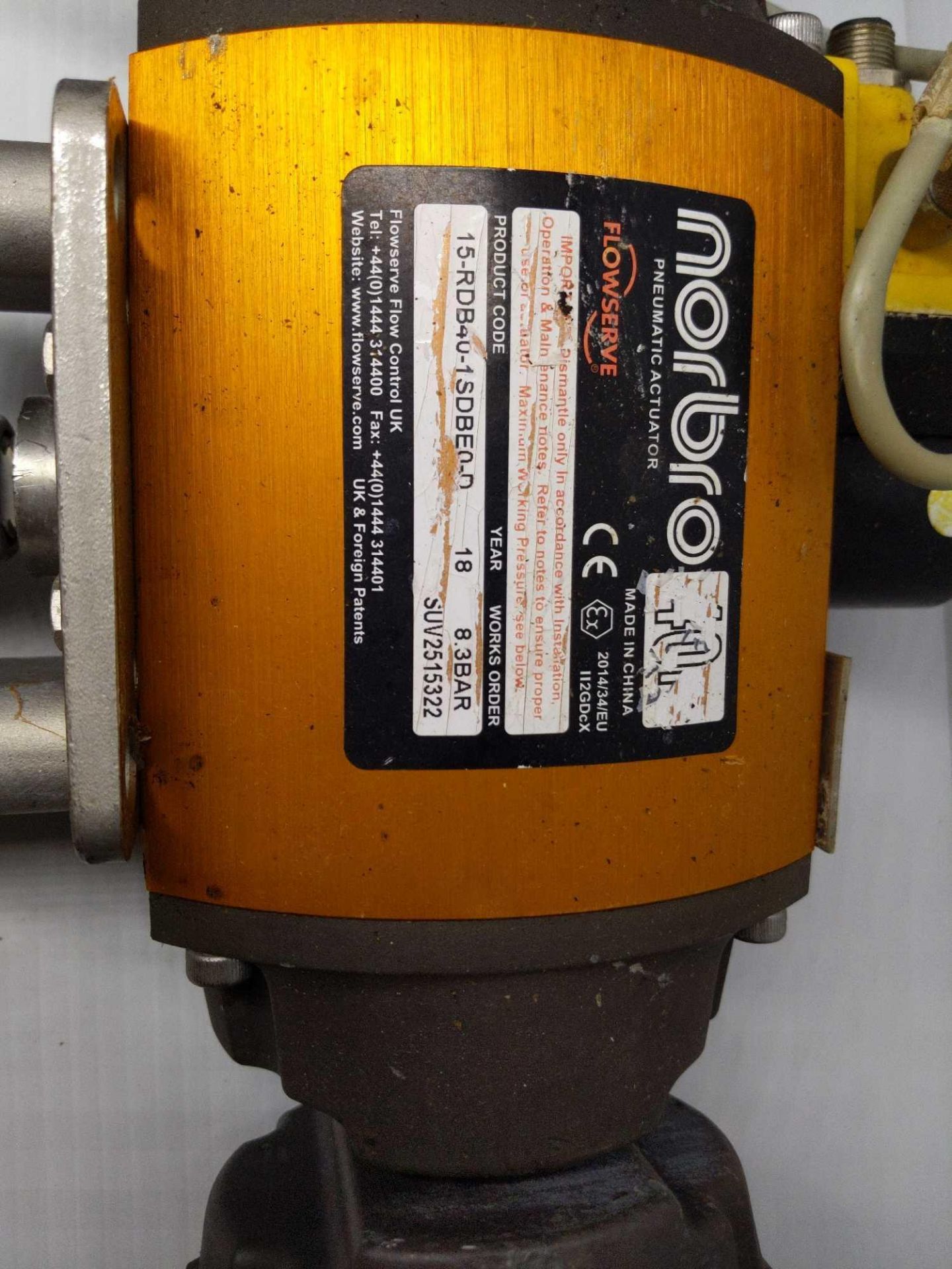 (5) Used Norbro Pneumatic Actuator 40R - Image 2 of 5