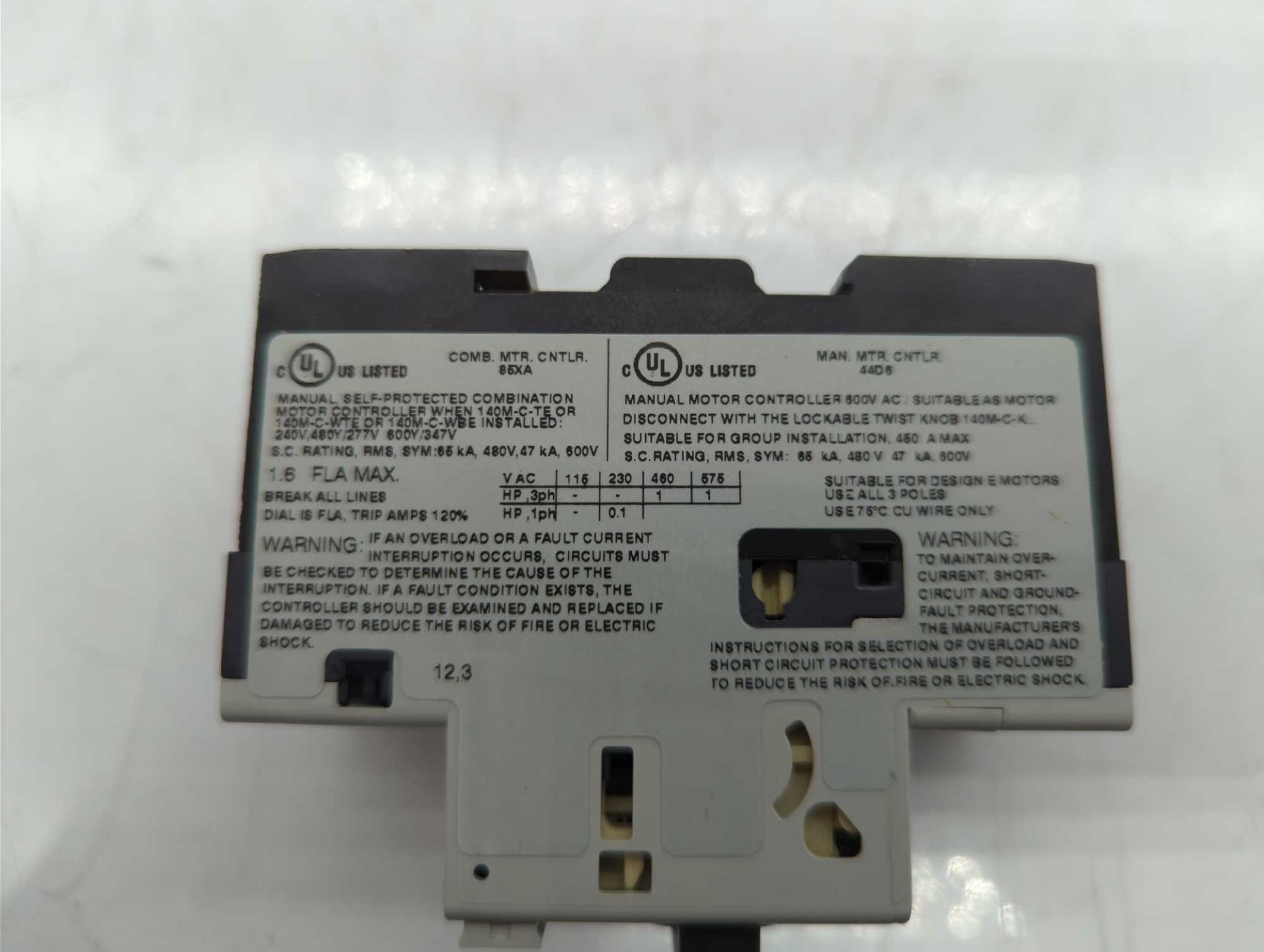 (2) Allen Bradley Motor Protector - Image 7 of 10