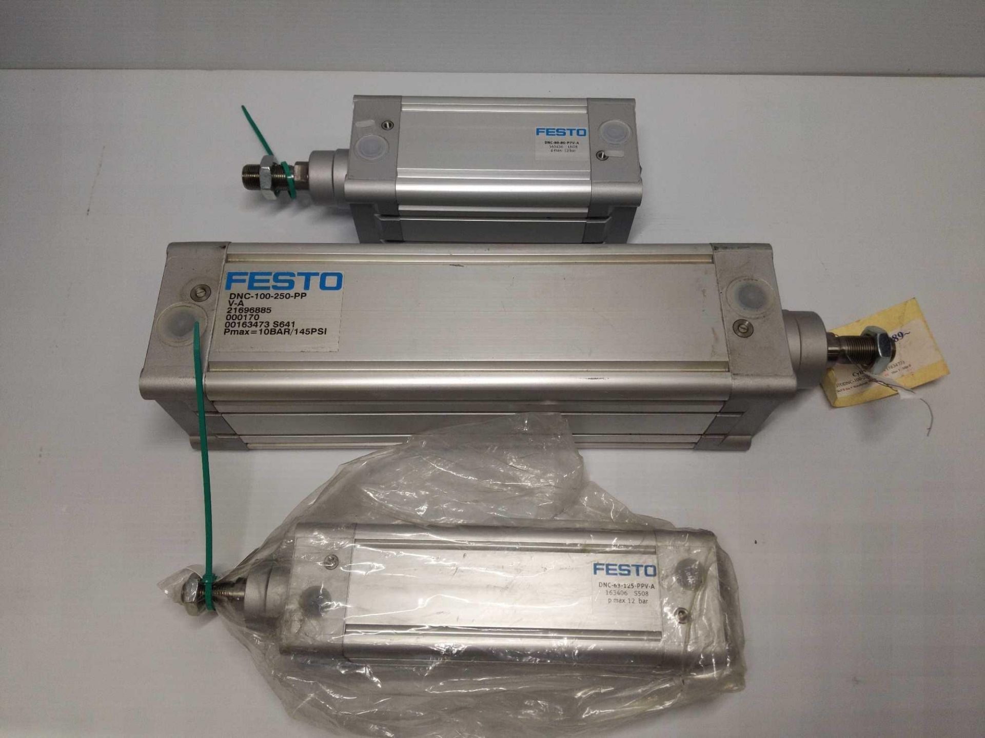 (3) Festo Cylinders - Image 2 of 12