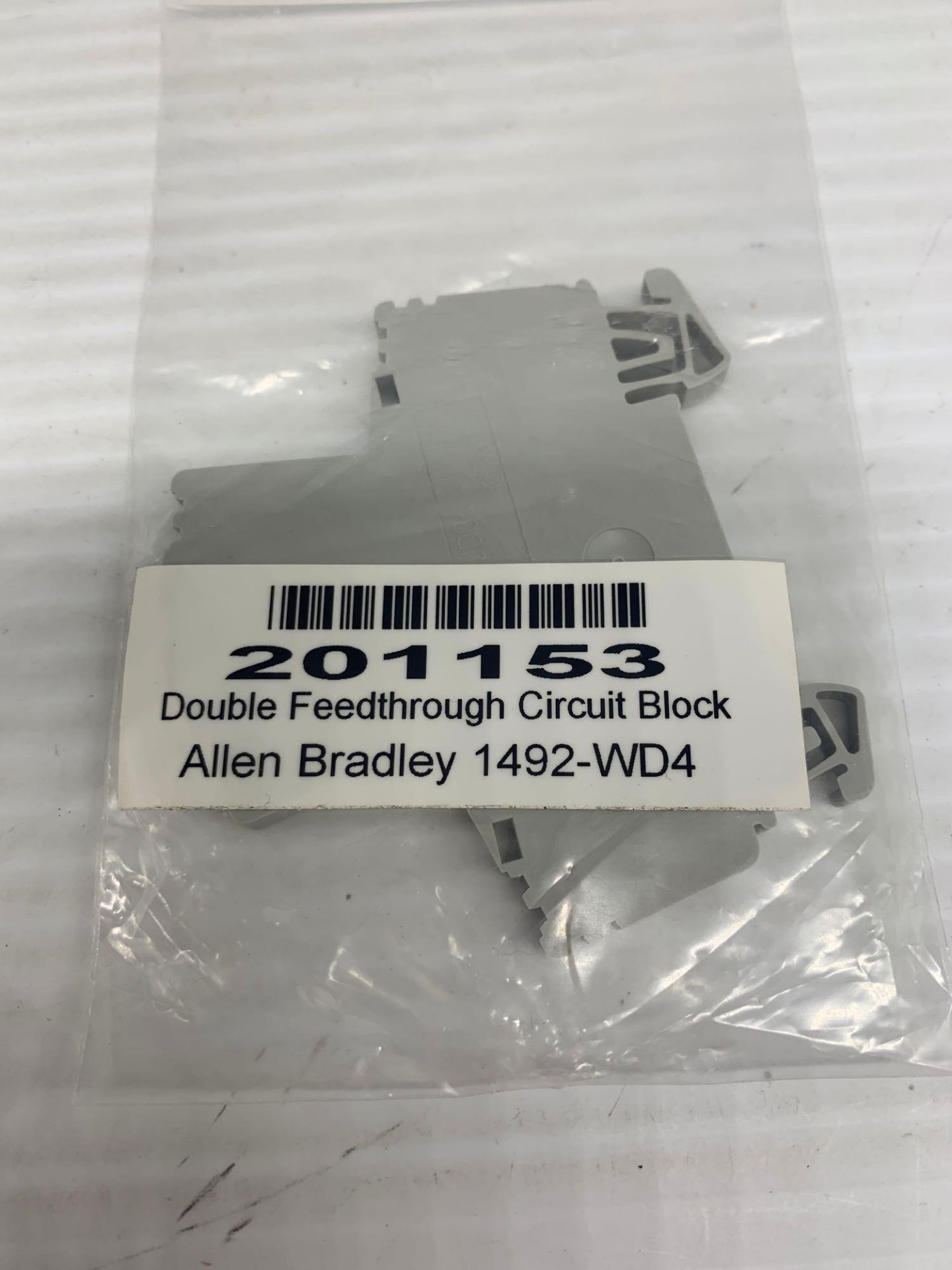 (35) Allen Bradley Double Feedthrough Circuit Block