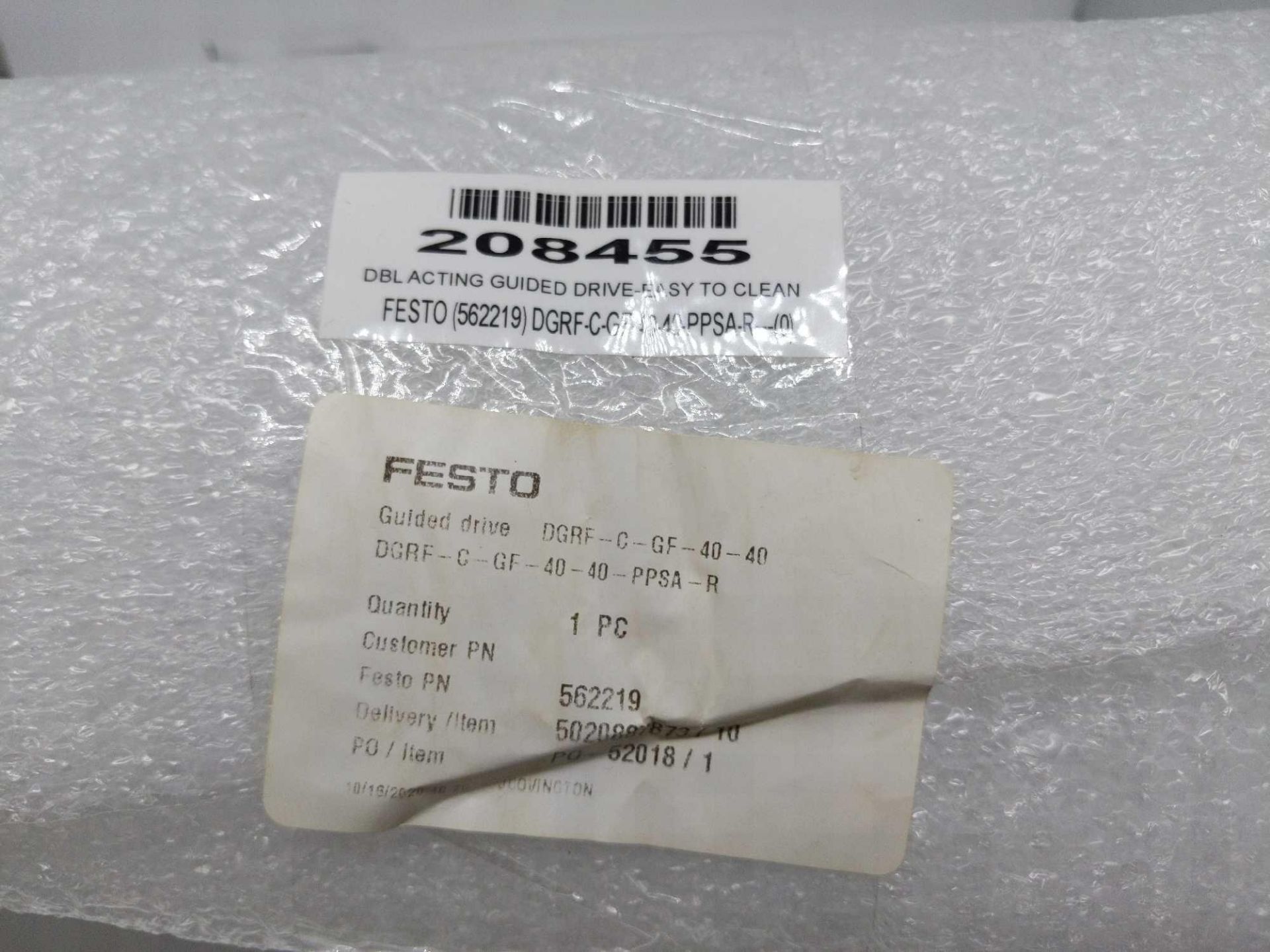 Festo Double Acting Guided Drive - Image 7 of 8