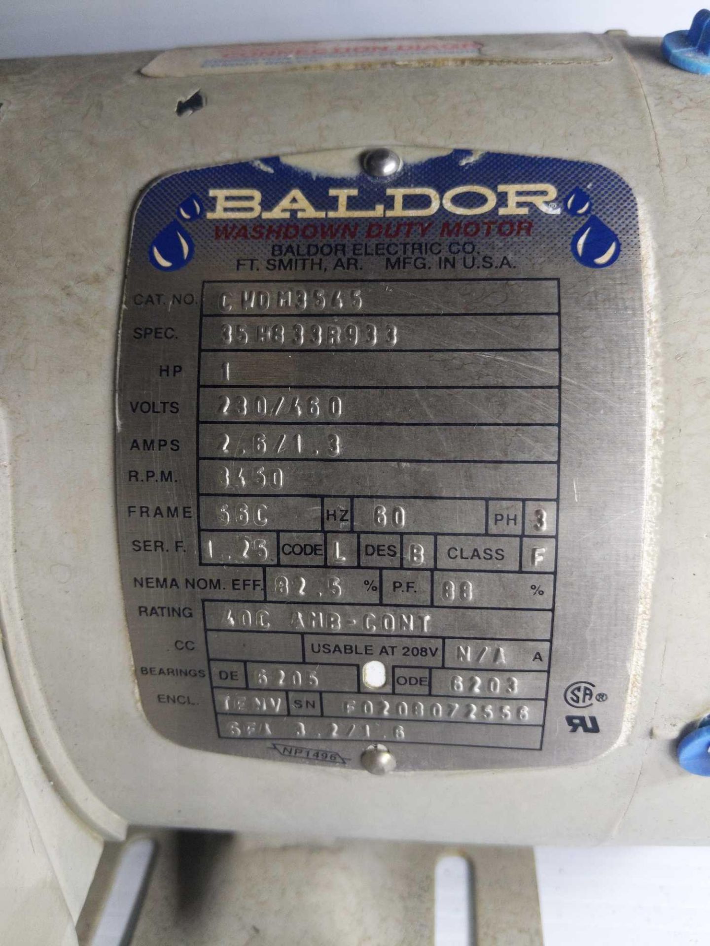 Baldor Motor Standard E - Image 2 of 4