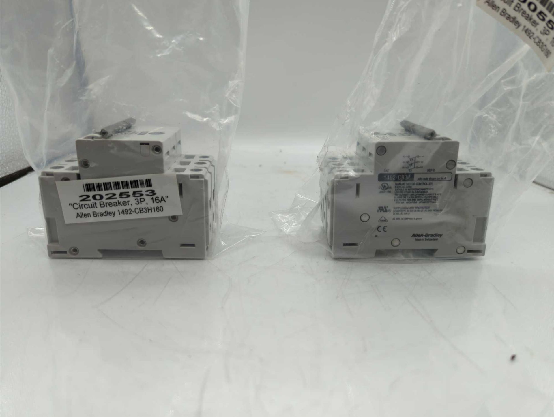 (2) Allen Bradley Circuit Breaker