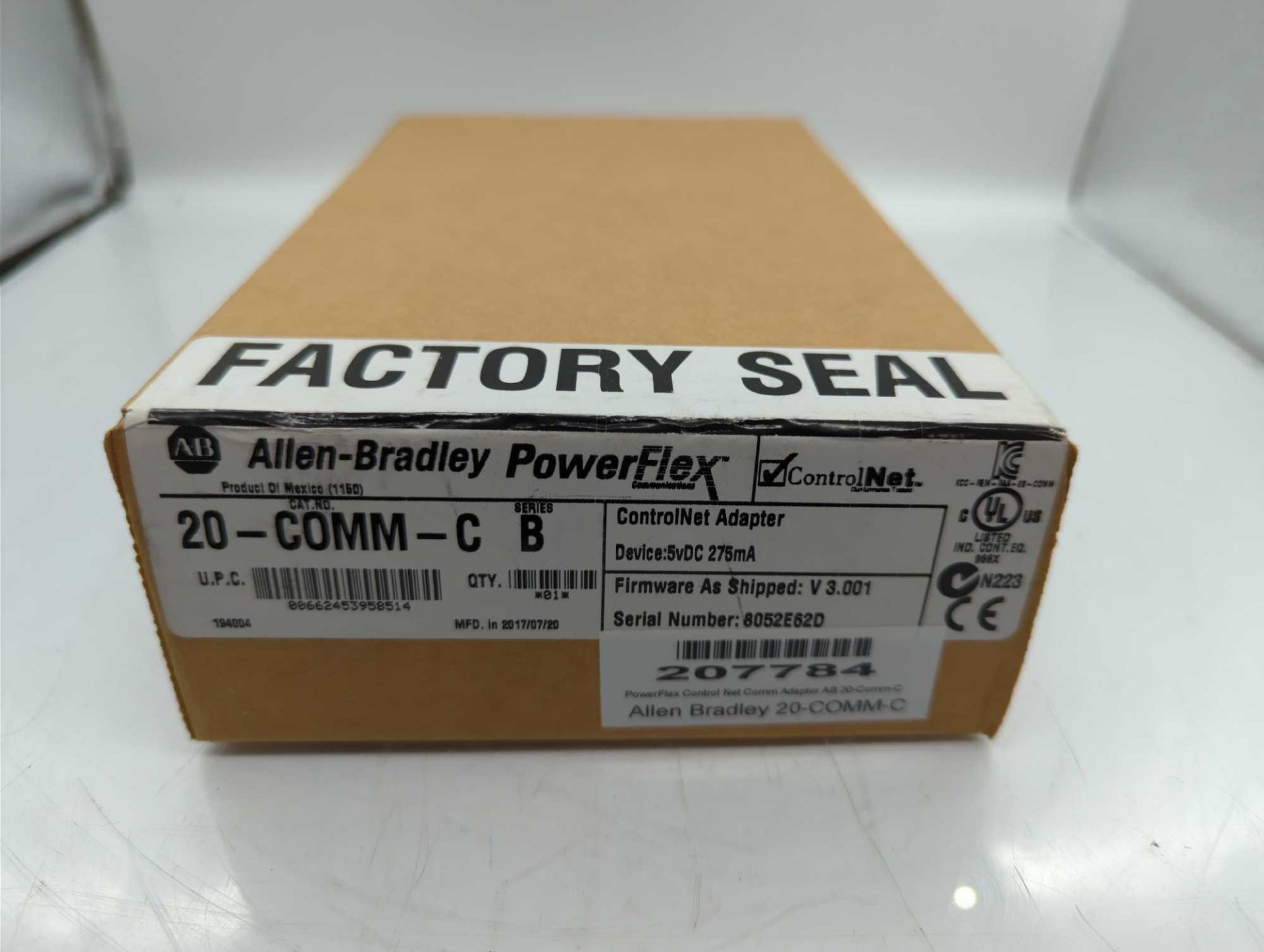 Factory Sealed Allen Bradley Powerflex Controlnet Adapter