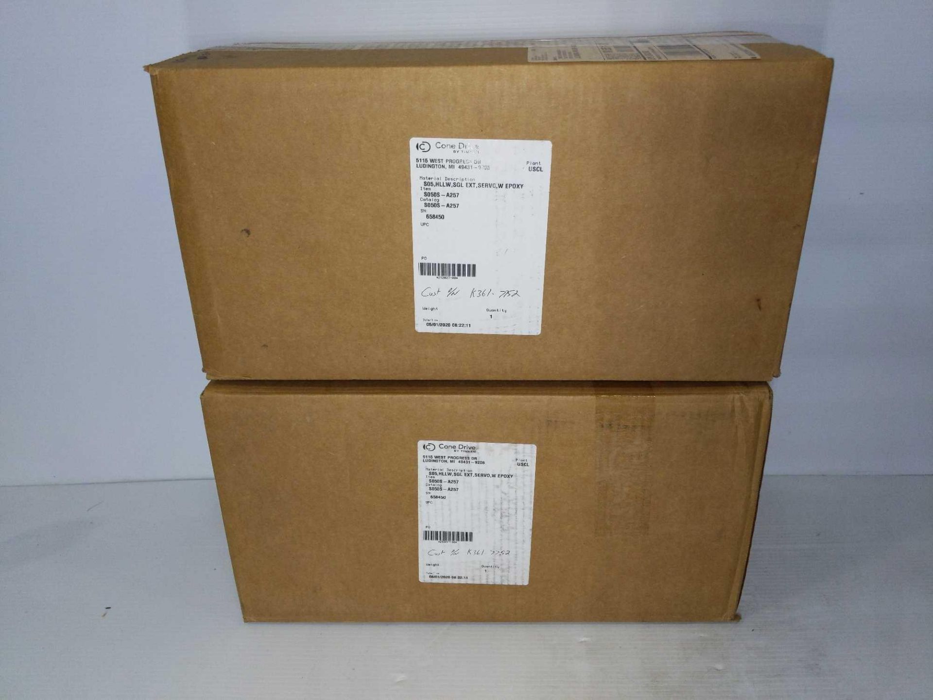 Conex Cone Drive Gearbox Model S050S-A257Ratio 10:1 Handling Fee: $15.00