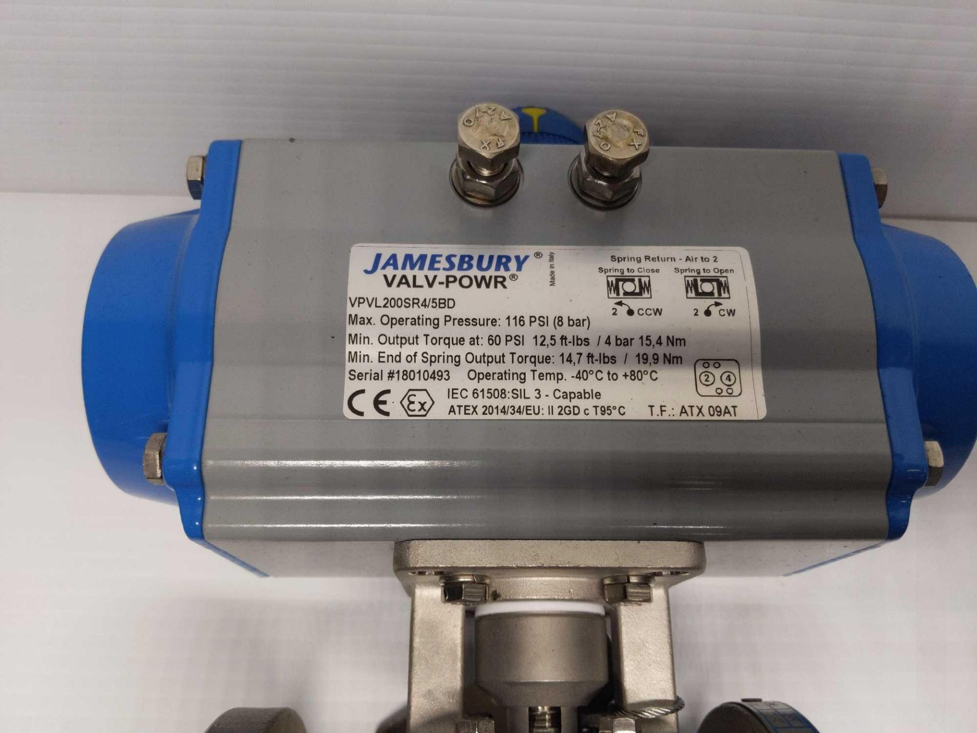 (3) New Jamesbury Valv-Powr Actuators - Image 2 of 11