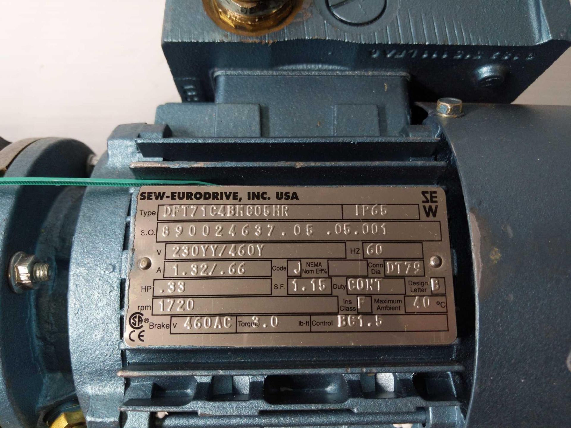 SEW-Eurodrive Gearmotor - Image 2 of 6