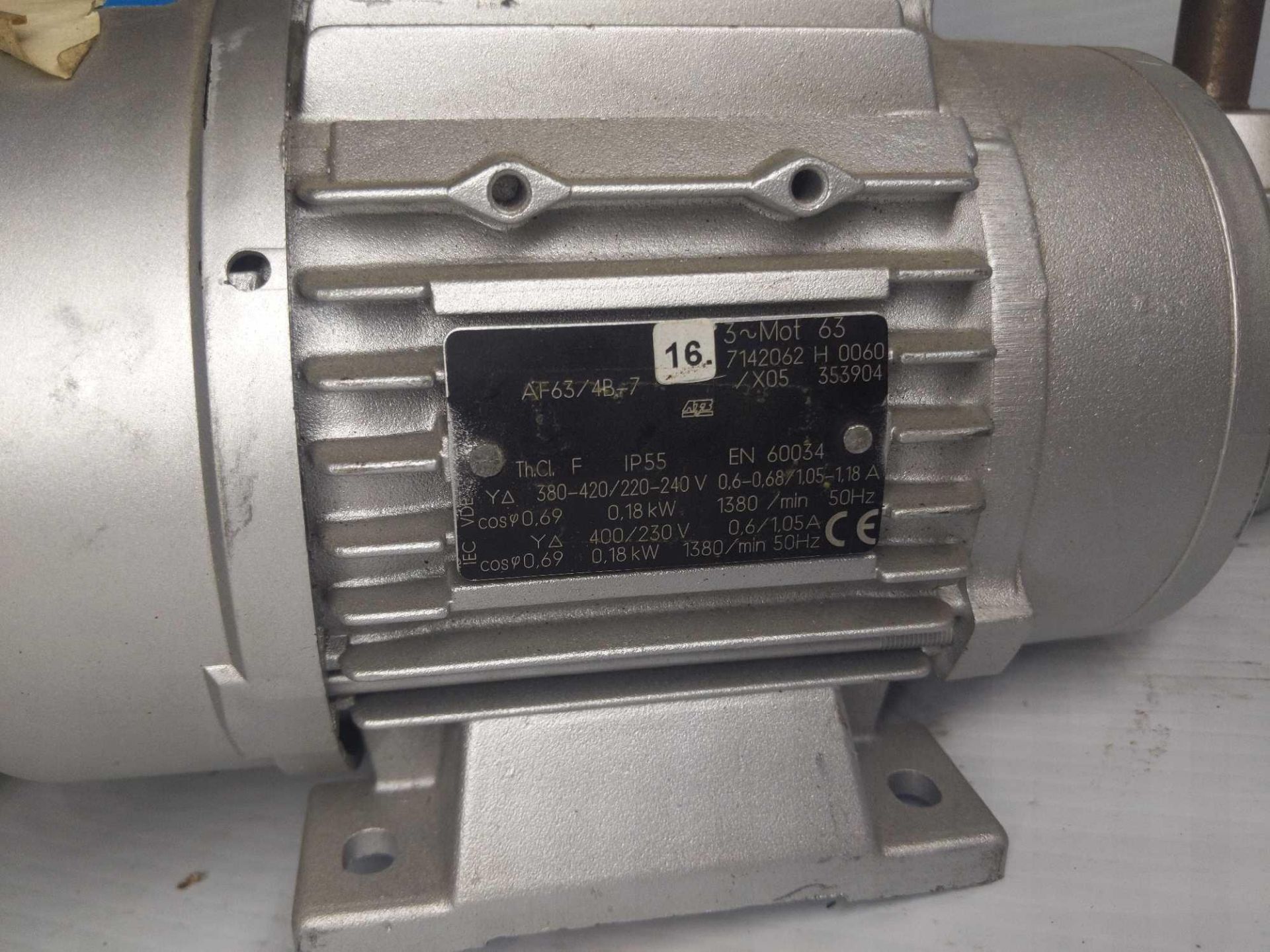 (2) Motor with Gearbox - Image 12 of 15