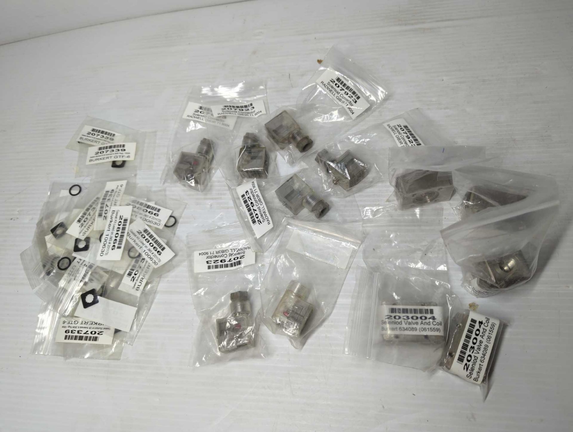 (43) Lot of Solenoid Parts