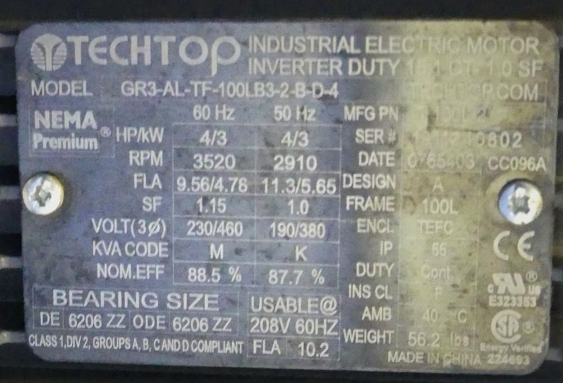 Skid of Five Motors - Image 7 of 12