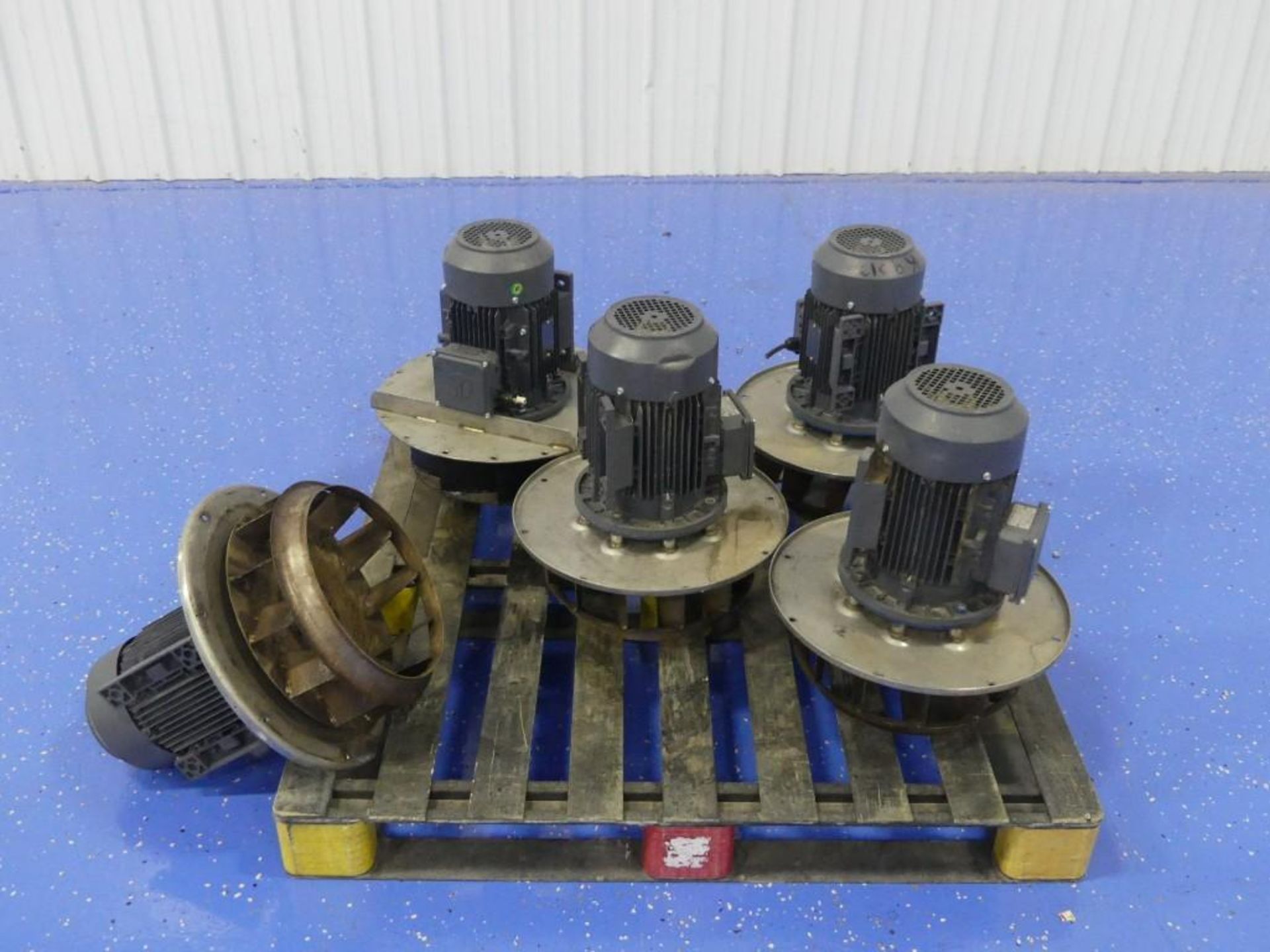 Skid of Five Motors - Image 2 of 12