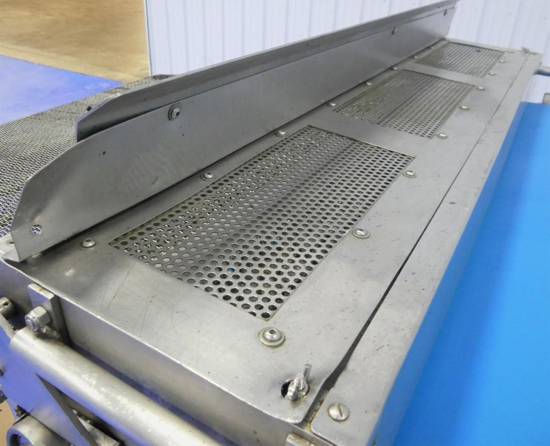 Blue Belt Pizza Conveyor With Dough Perforator - Image 7 of 18