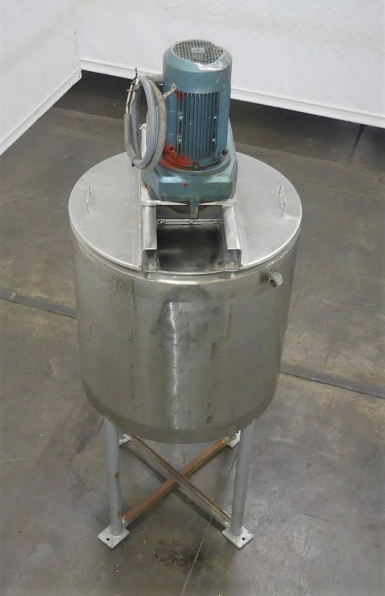 B&G Machine Company 100 Gallon Stainless Steel Jacketed Mixing Tank