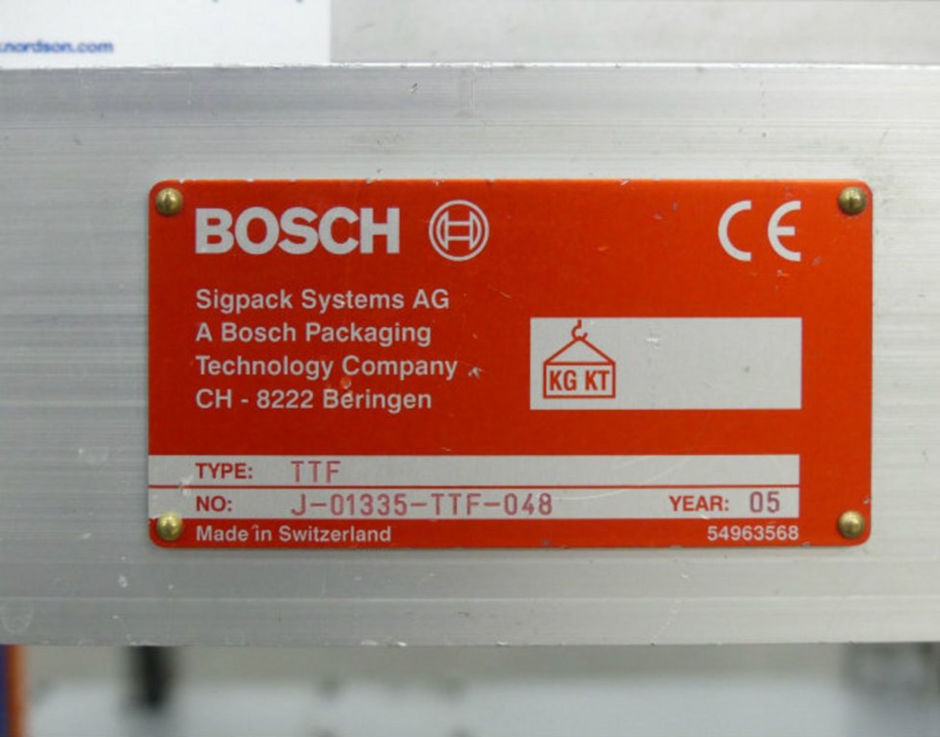 Bosch Sigpack Dual Head TTF Modular Tray Former - Image 21 of 21