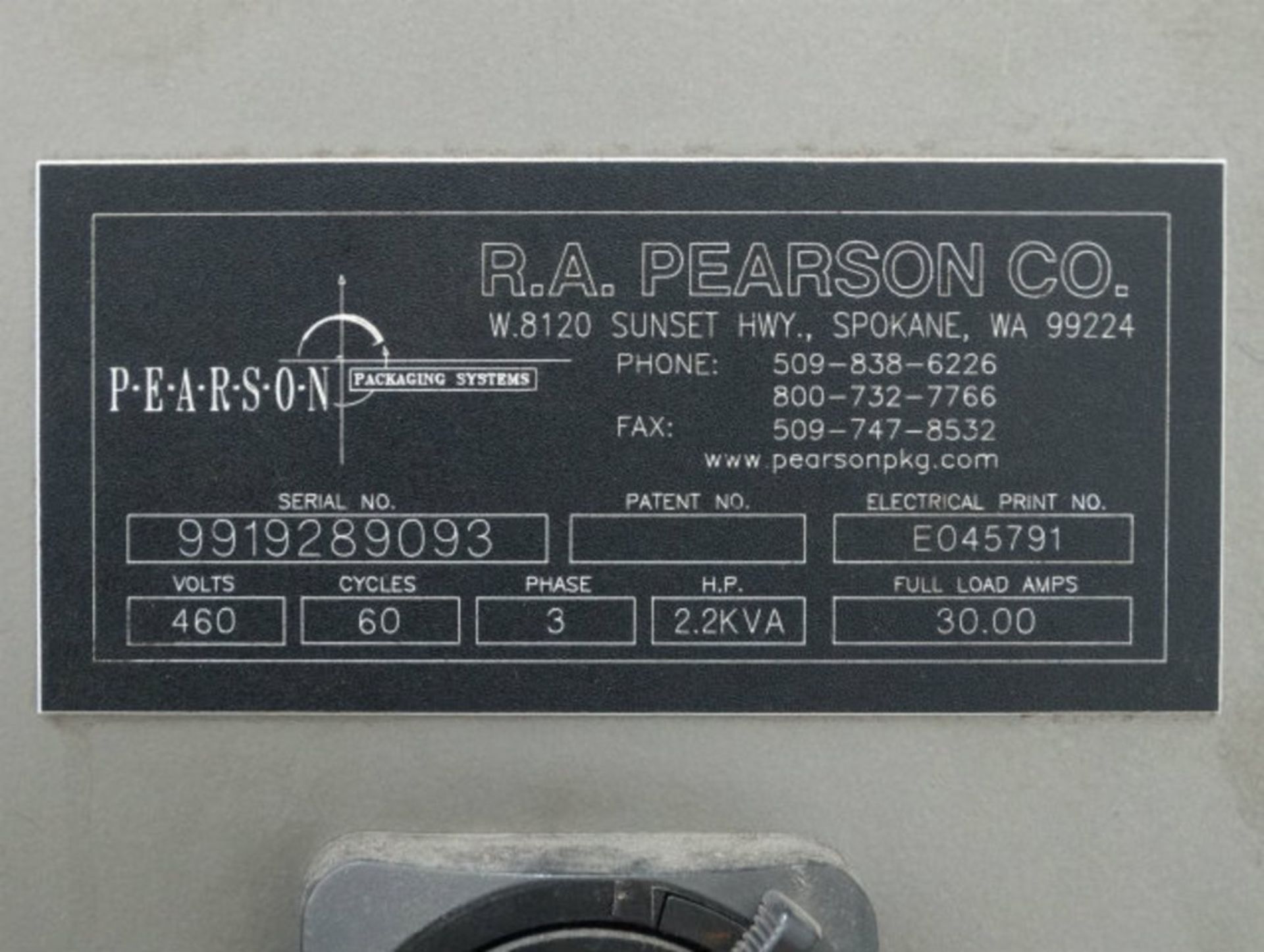 R.A. Pearson Bag Inserter with 36 Inch Cutter - Image 17 of 17