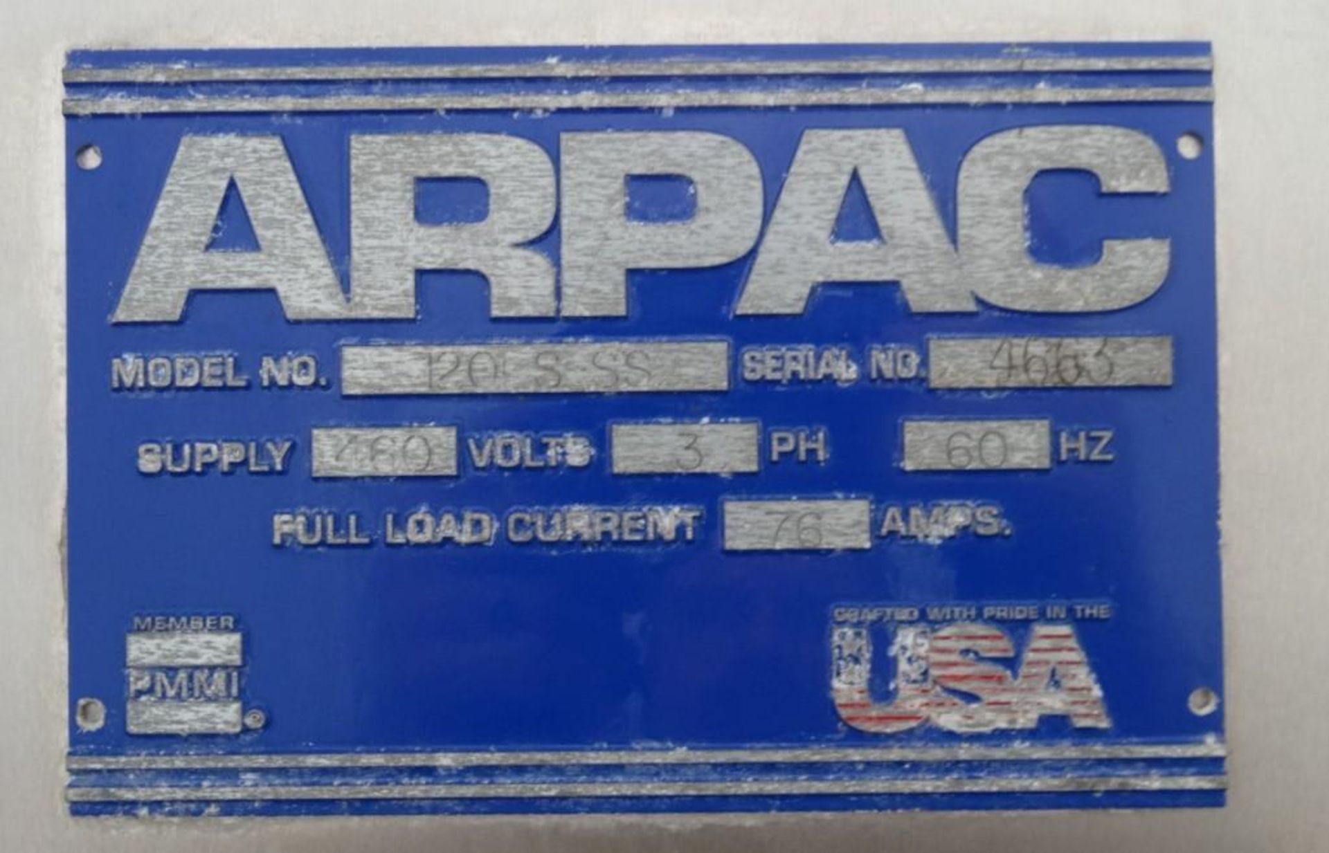 Arpac Capra 120LS-SS Shrink Bundler - Image 13 of 13