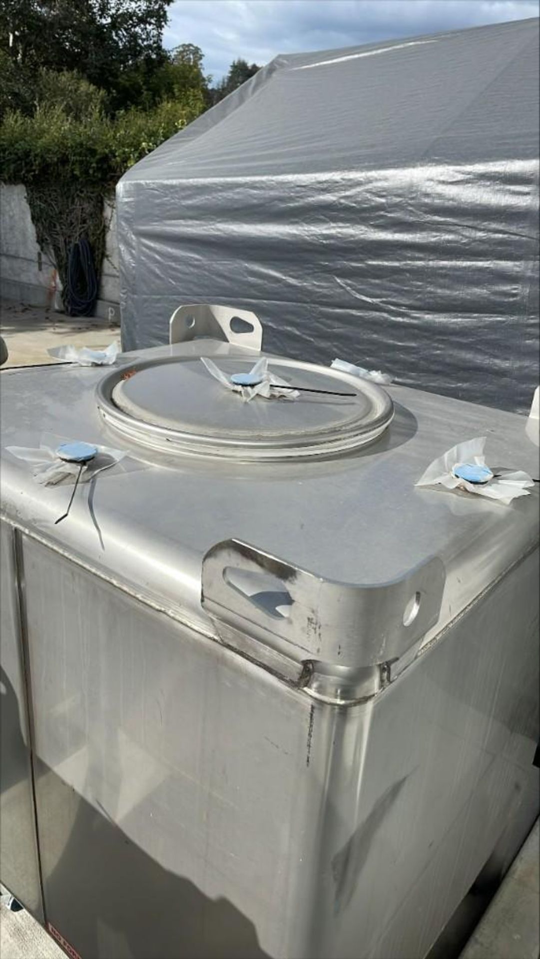 Snyder 350 Gallon Stainless Steel Single Wall Storage Tank - Image 2 of 7