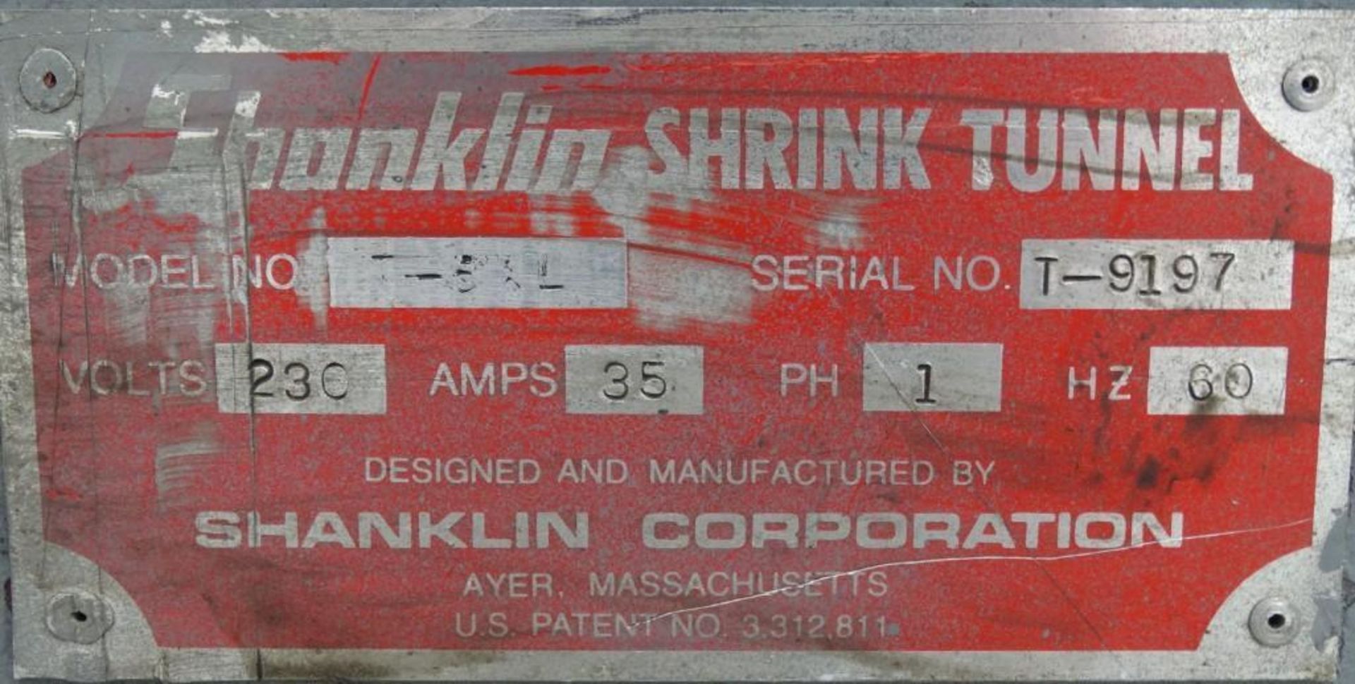 Shanklin T-6XL Heat Shrink Tunnel 18" W x 7" T - Image 7 of 7