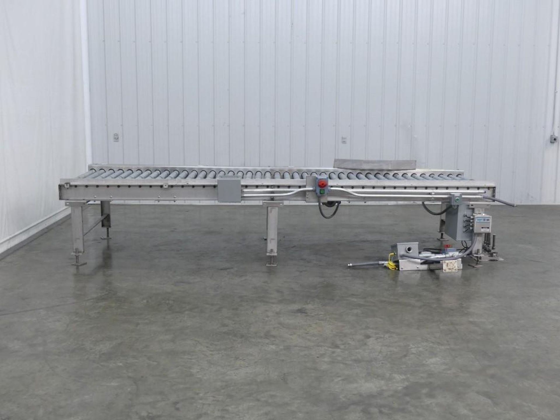 Prime Conveyor 164"L Roller Conveyor with Scale