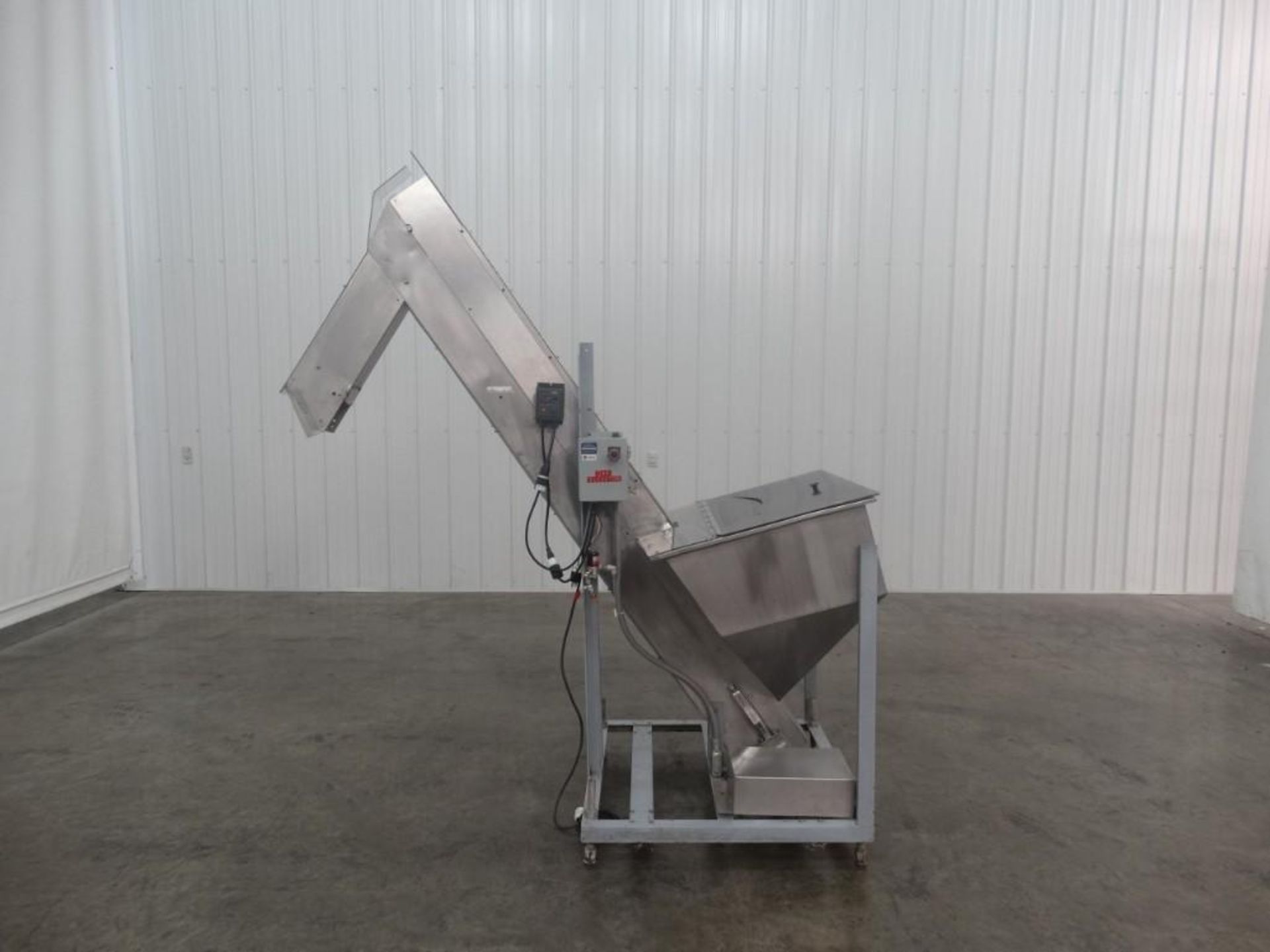 Stainless Steel Cleated Cap Elevator with 54" discharge height