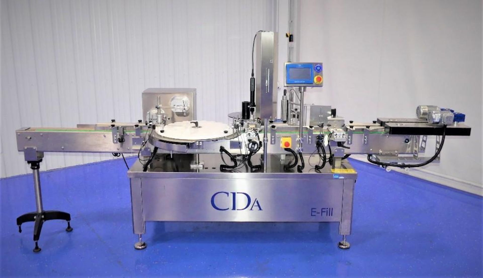 CDA E-Fill Filler, Capper, and Labeling System