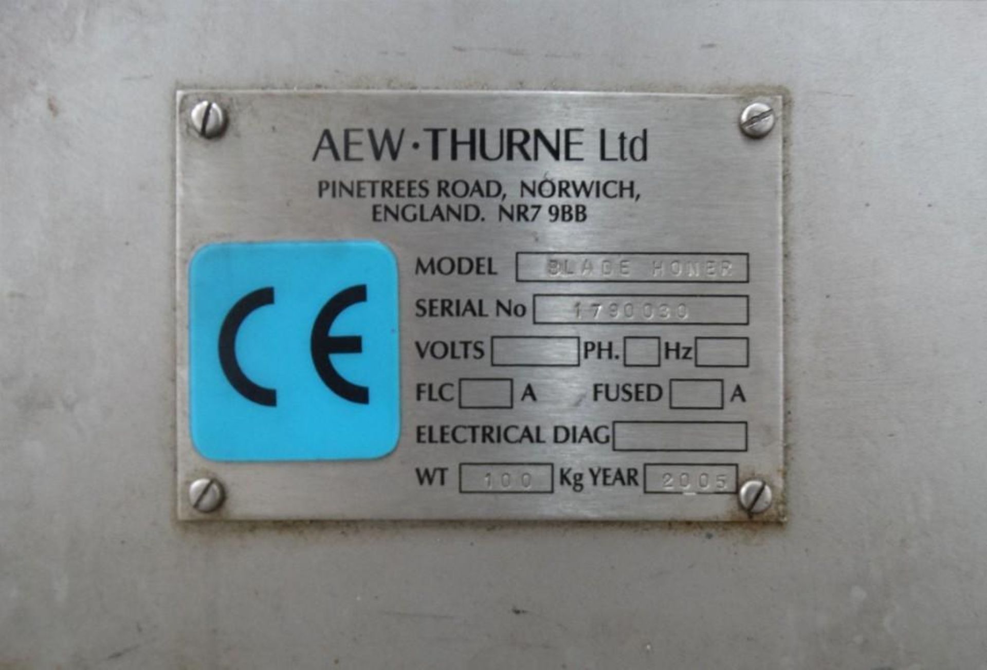 AEW Thurne H13 Blade Honing Blade Sharpener Unit - Image 5 of 5