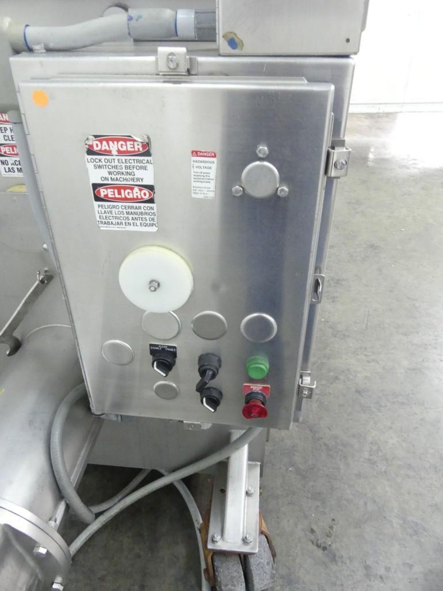 Mepaco 420V 1000 Pound SS Mixer Vacuum Stuffer - Image 6 of 7