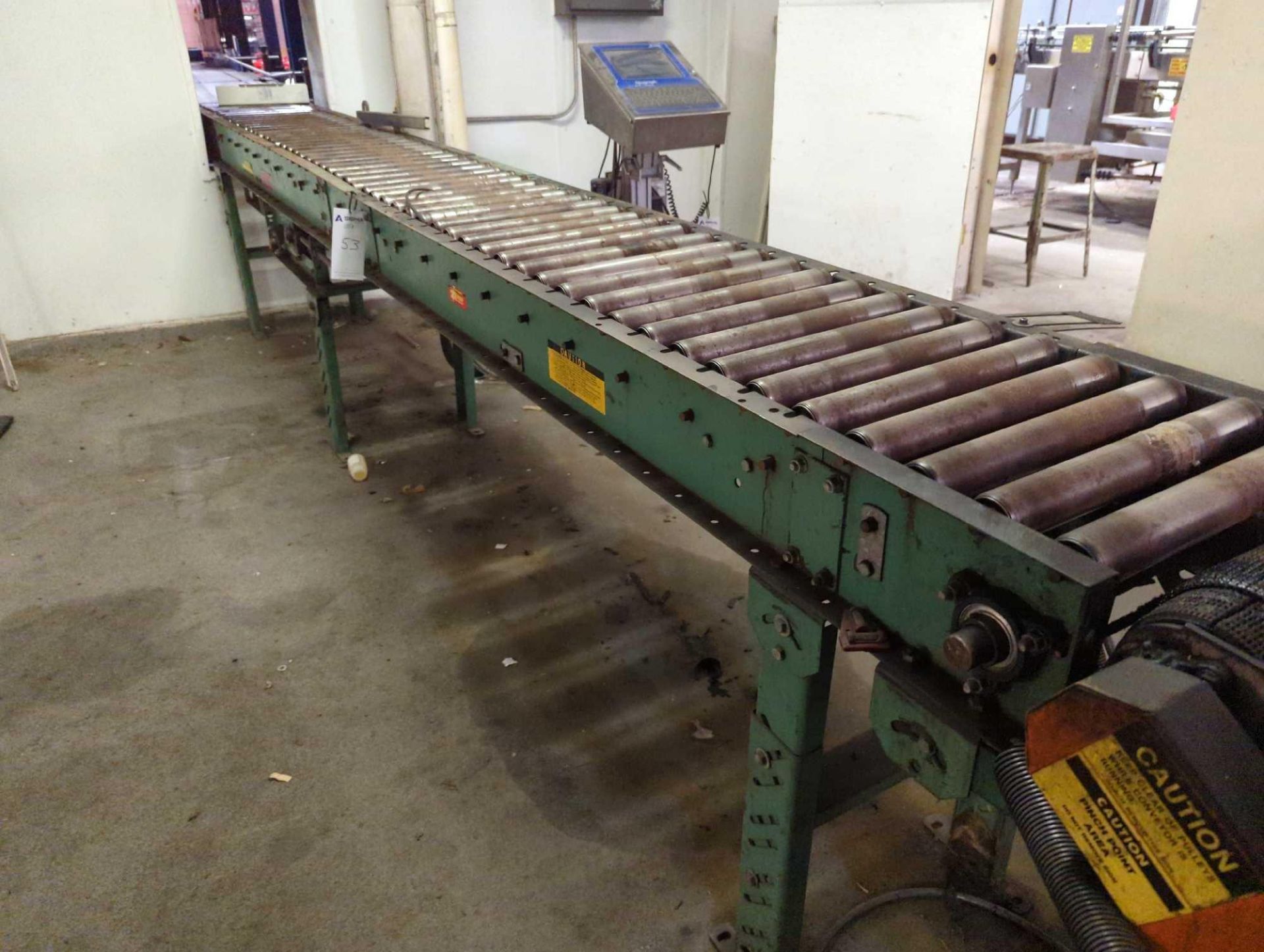 165" L x 15" W Roller Conveyor - Image 6 of 6