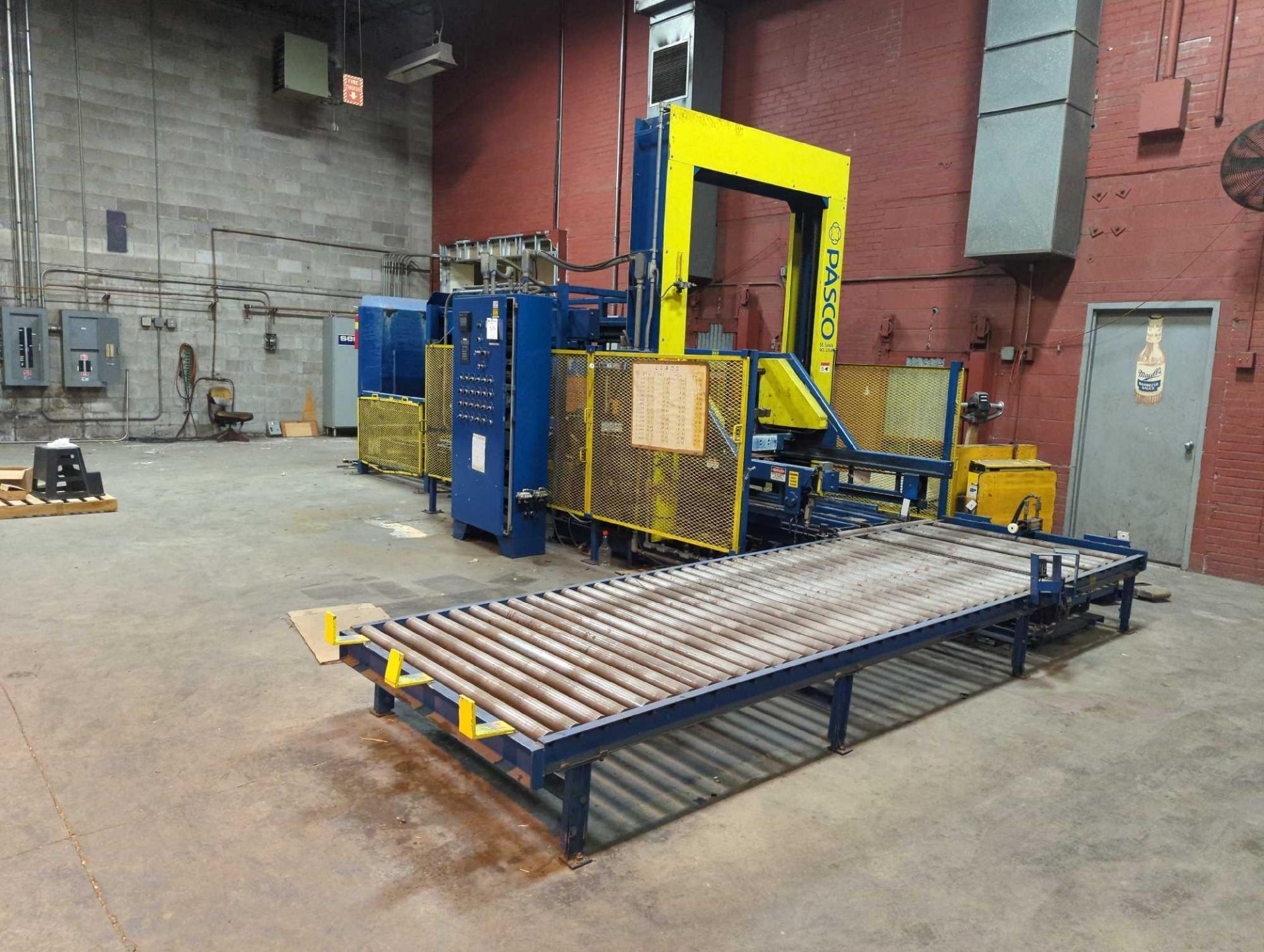 Pasco 6650 Low Level Infeed Palletizer