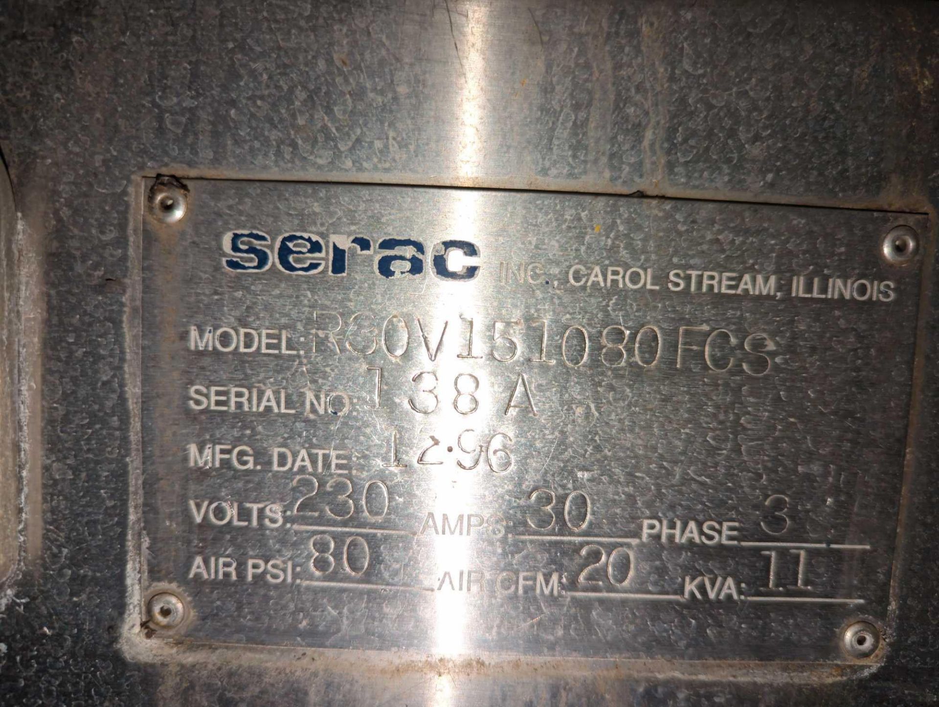 Serac R30V151080FCS 30 Head Rotary Filler Capper - Image 9 of 23