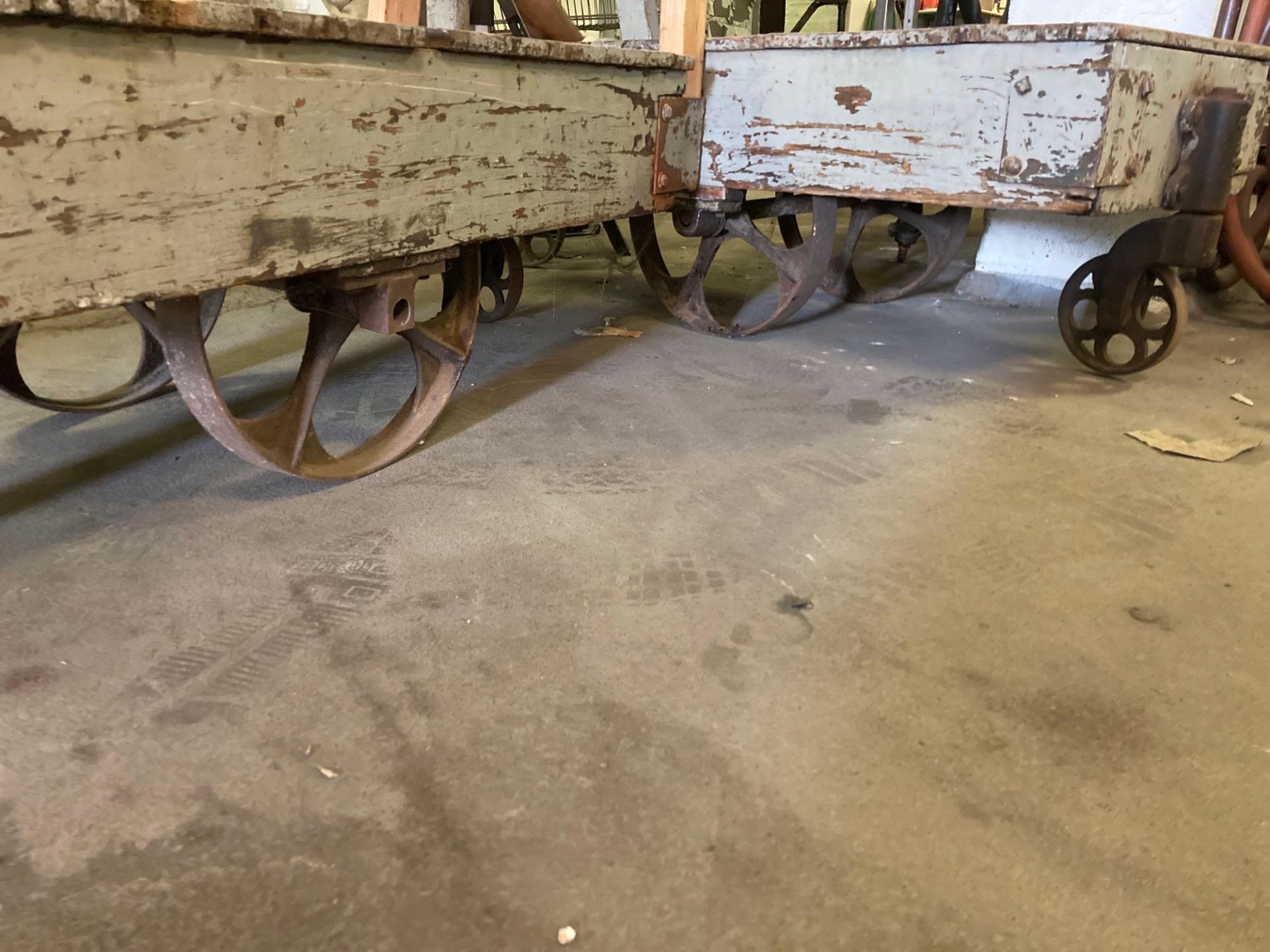 Lot of (2) Antique Hand Carts - Image 3 of 3