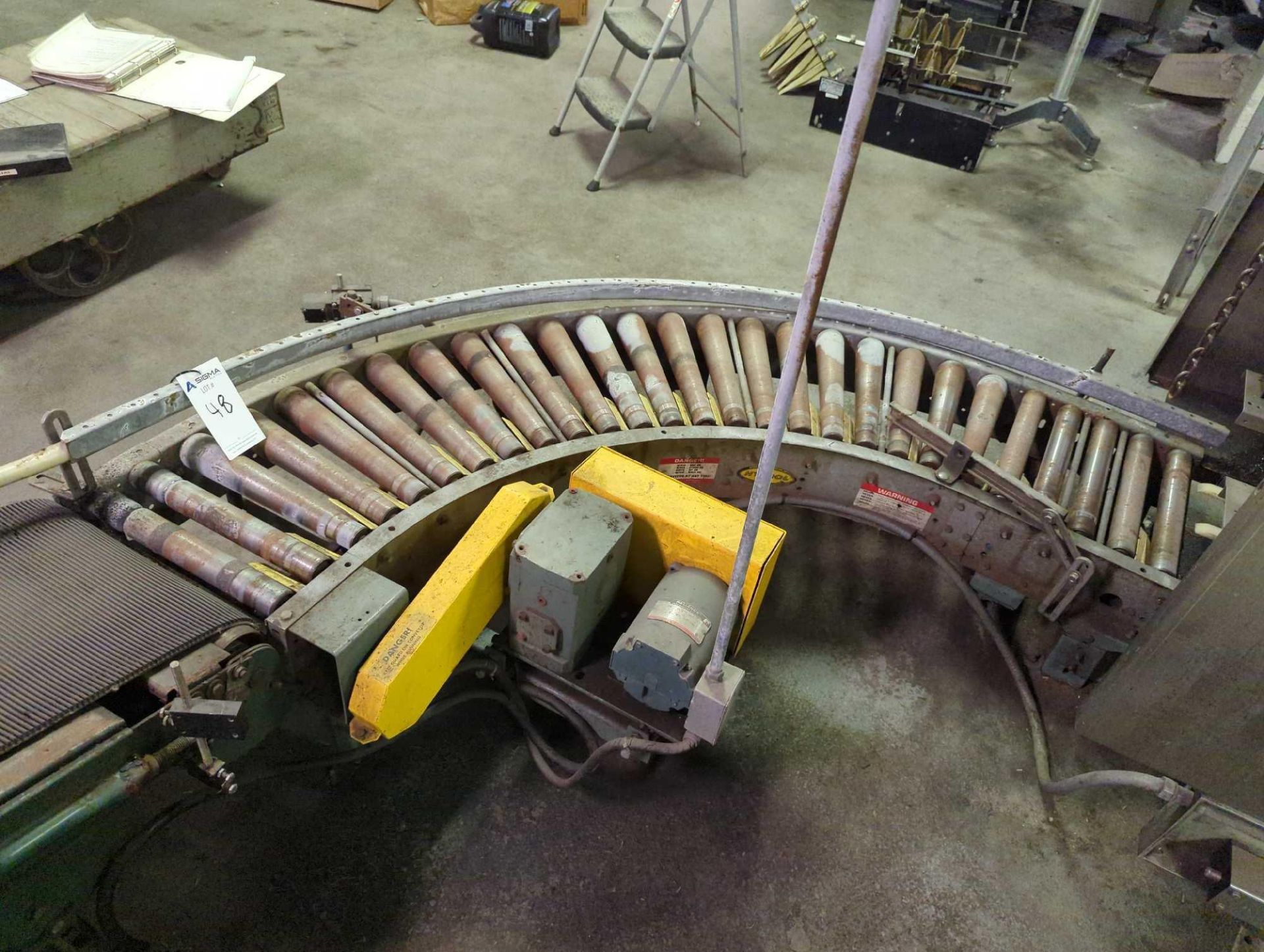 Hytrol 90 Degree Roller Conveyor
