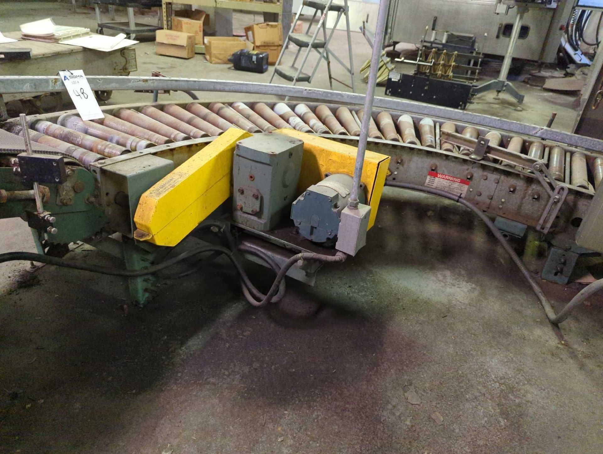 Hytrol 90 Degree Roller Conveyor - Image 2 of 6